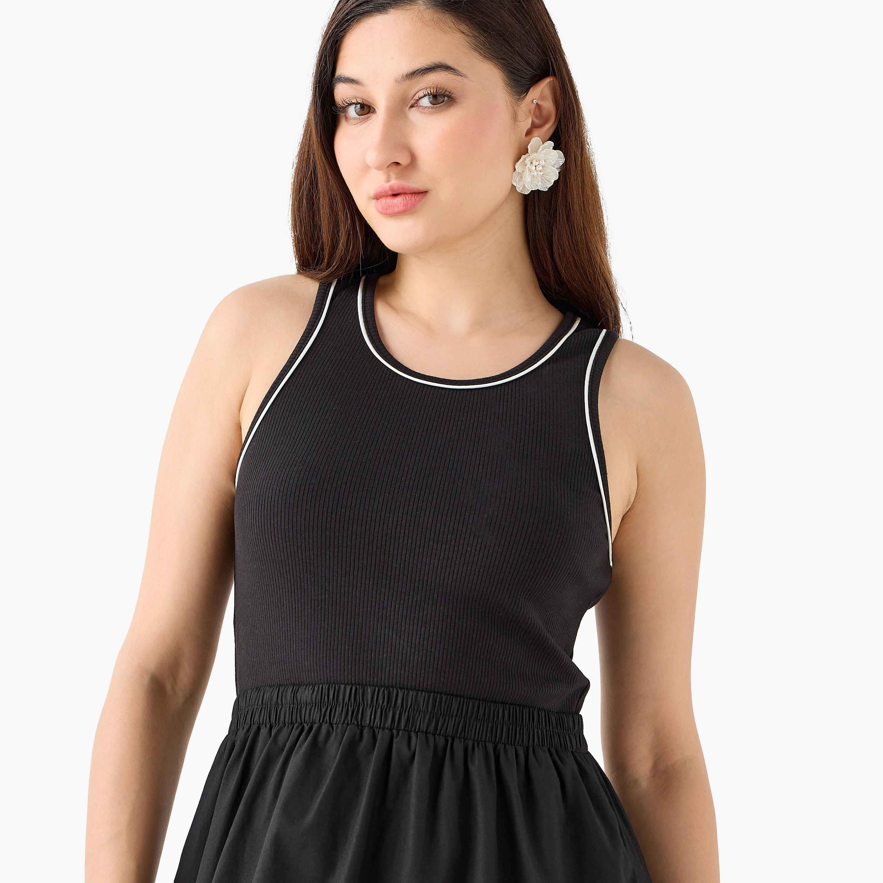 فستان ماكسي مضلع بجيوب للنساء-women-clothing-dresses-image-7