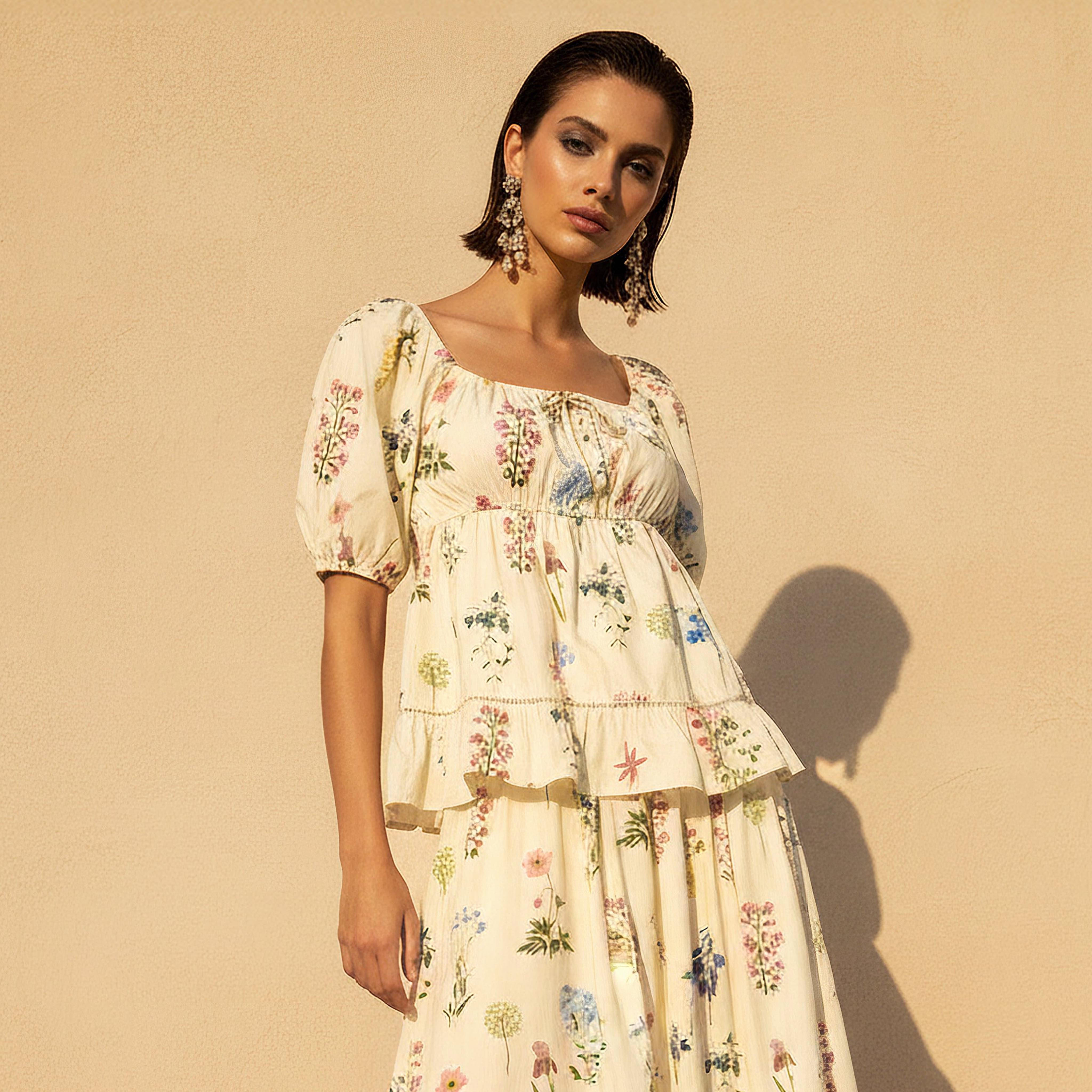بلوزة قطن بطبعات نباتية-women-clothing-shirtsandblouses-blouses-image-4