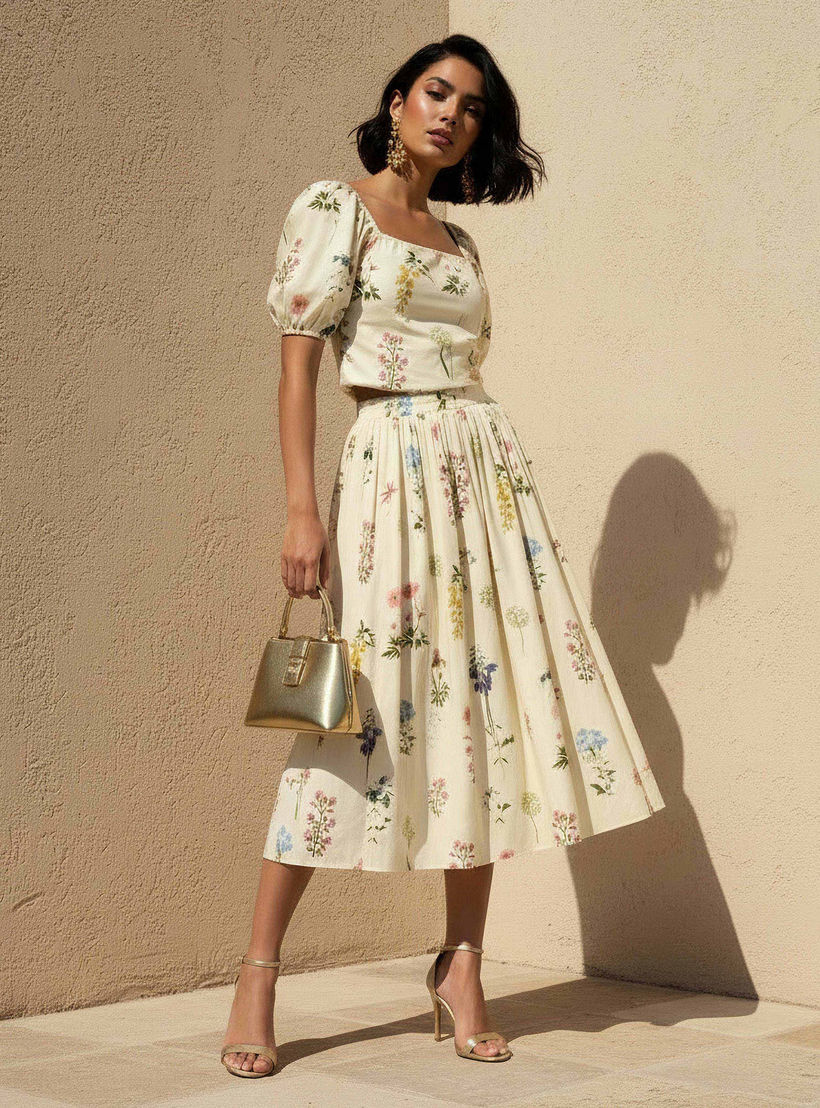 Midi A-line Skirt with Floral Print-women-clothing-bottoms-skirts-image-3