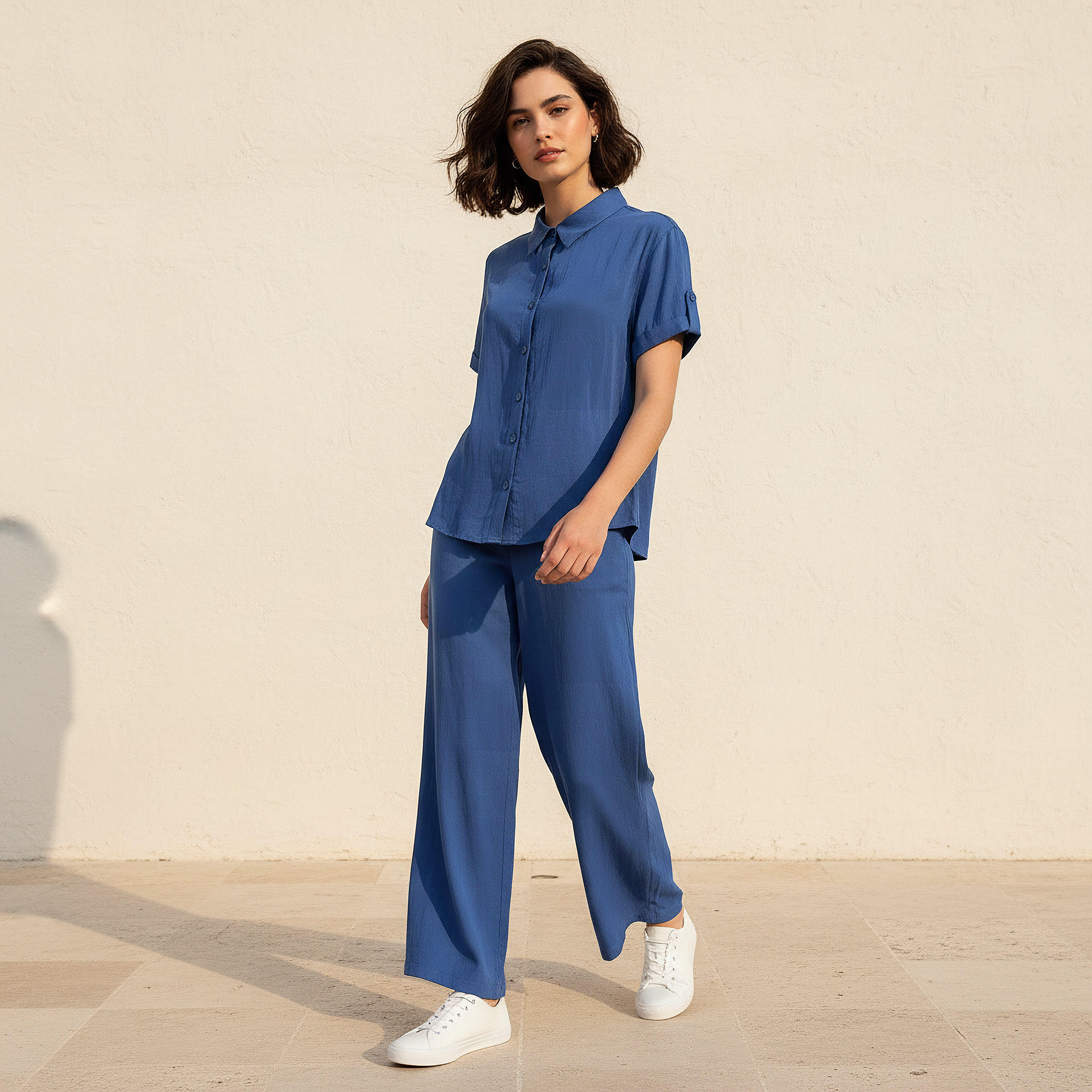 Lyocell Shirt with Roll-Up Sleeves-women-clothing-shirtsandblouses-shirts-image-3