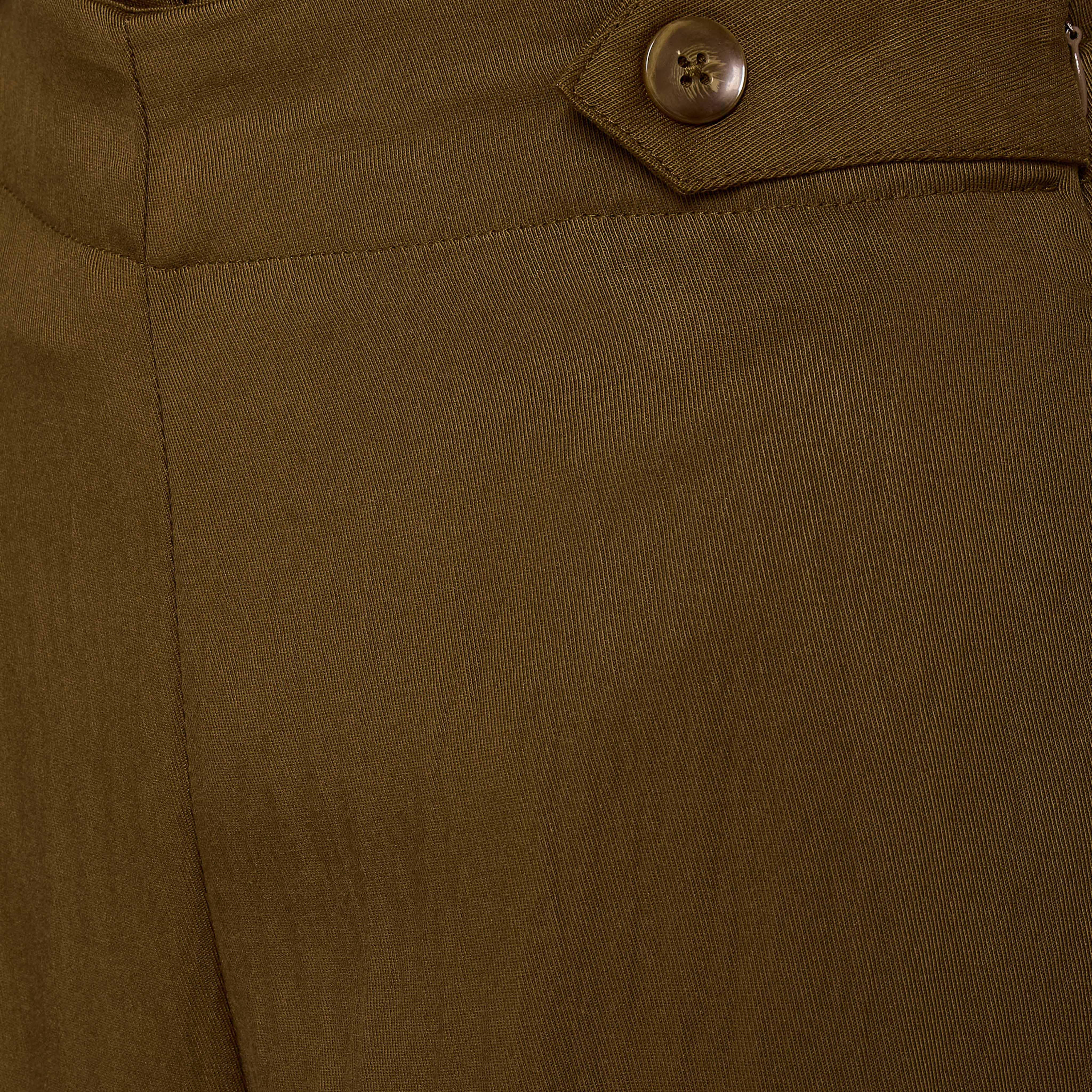 Mid-Rise Button Detail Trousers-women-clothing-bottoms-trousers-image-2