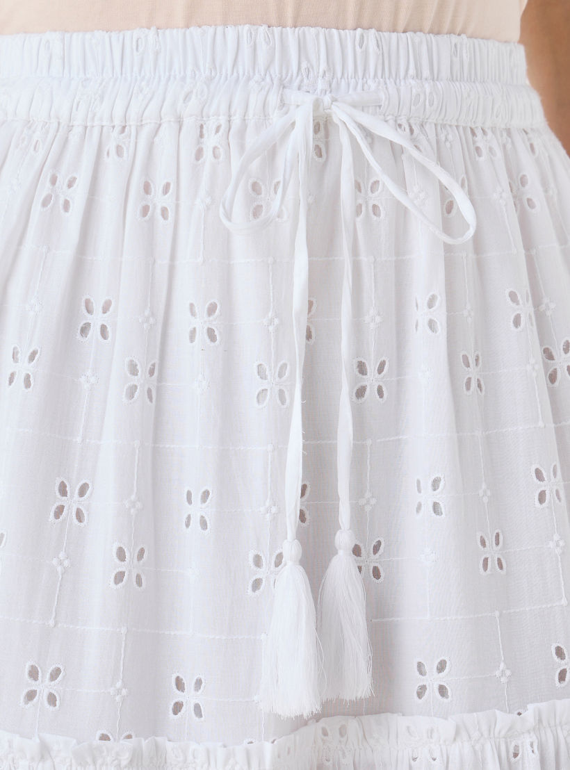 Midi Cotton Tiered Skirt with Schiffli Embroidery-women-clothing-bottoms-skirts-image-5