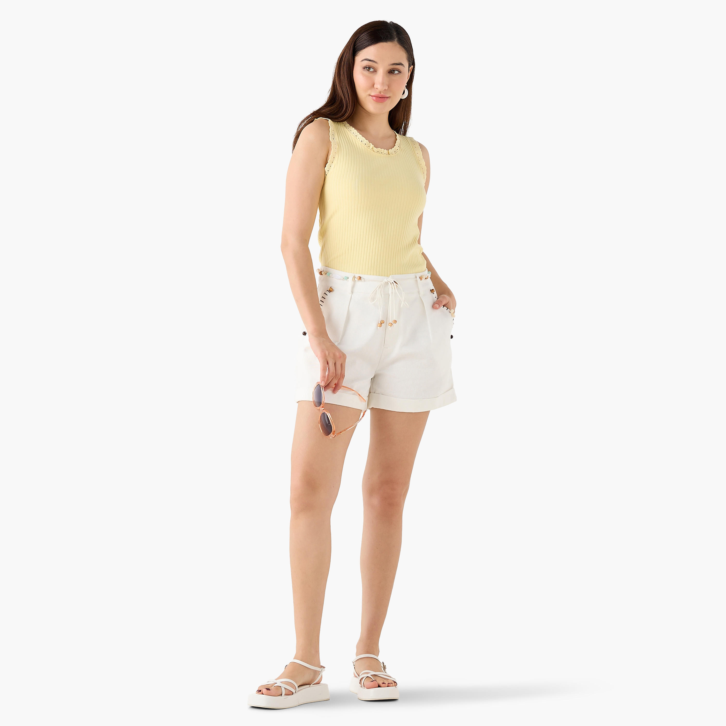 Tank Top with Ribbed Texture-women-clothing-tshirts-image-3