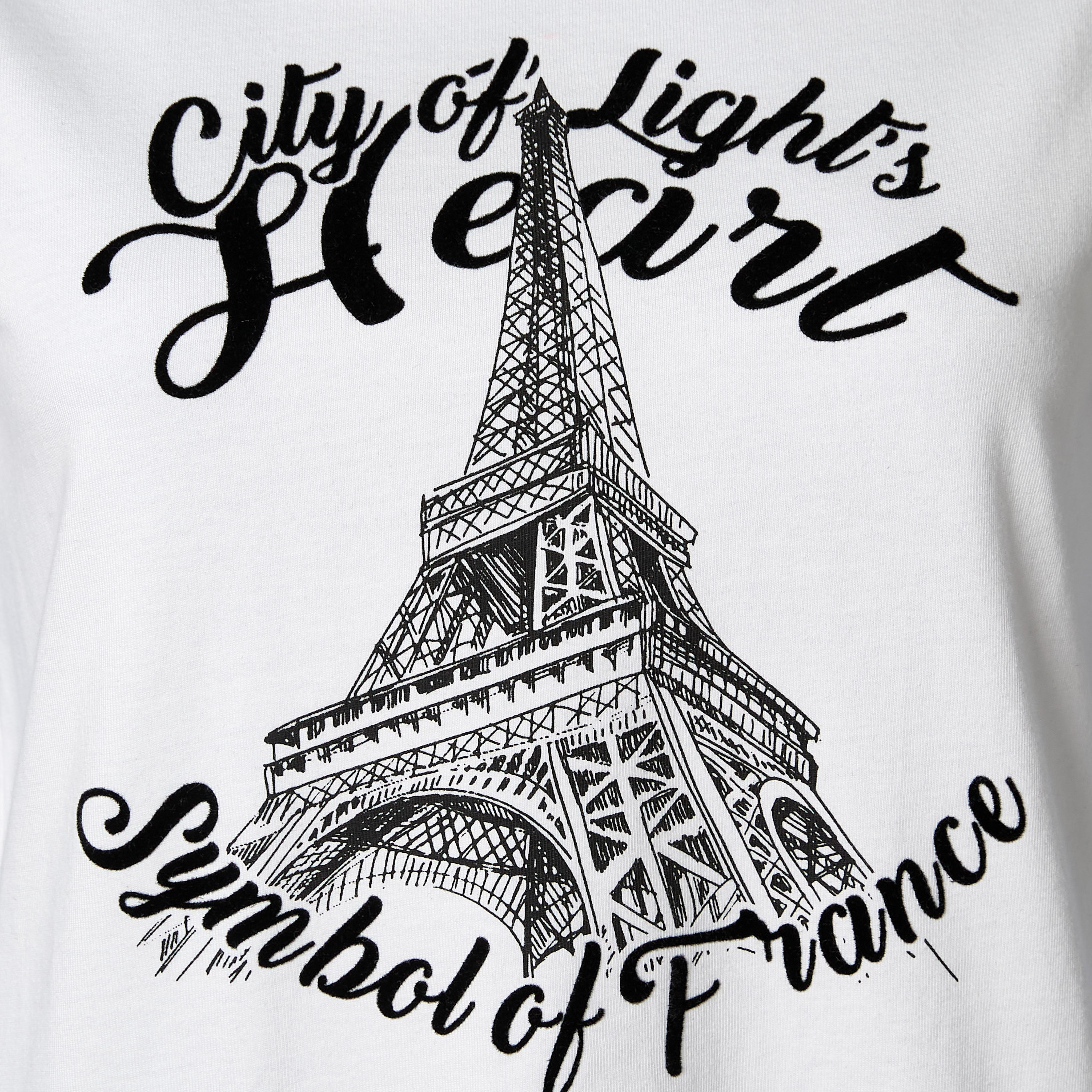 Regular Fit Cotton T-shirt with Print-women-clothing-tshirts-image-2