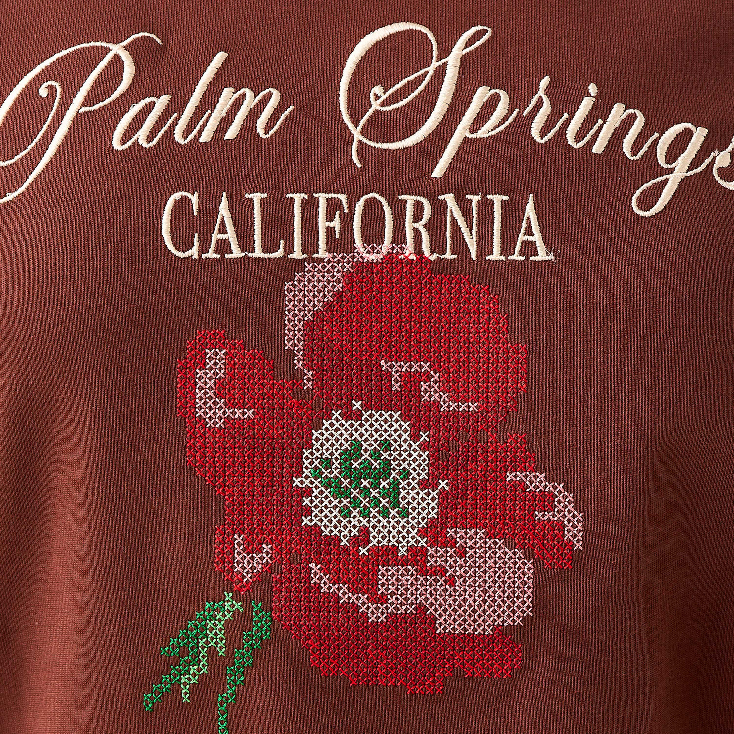 Cotton T-shirt with Print and Embroidery-women-clothing-tshirts-image-7