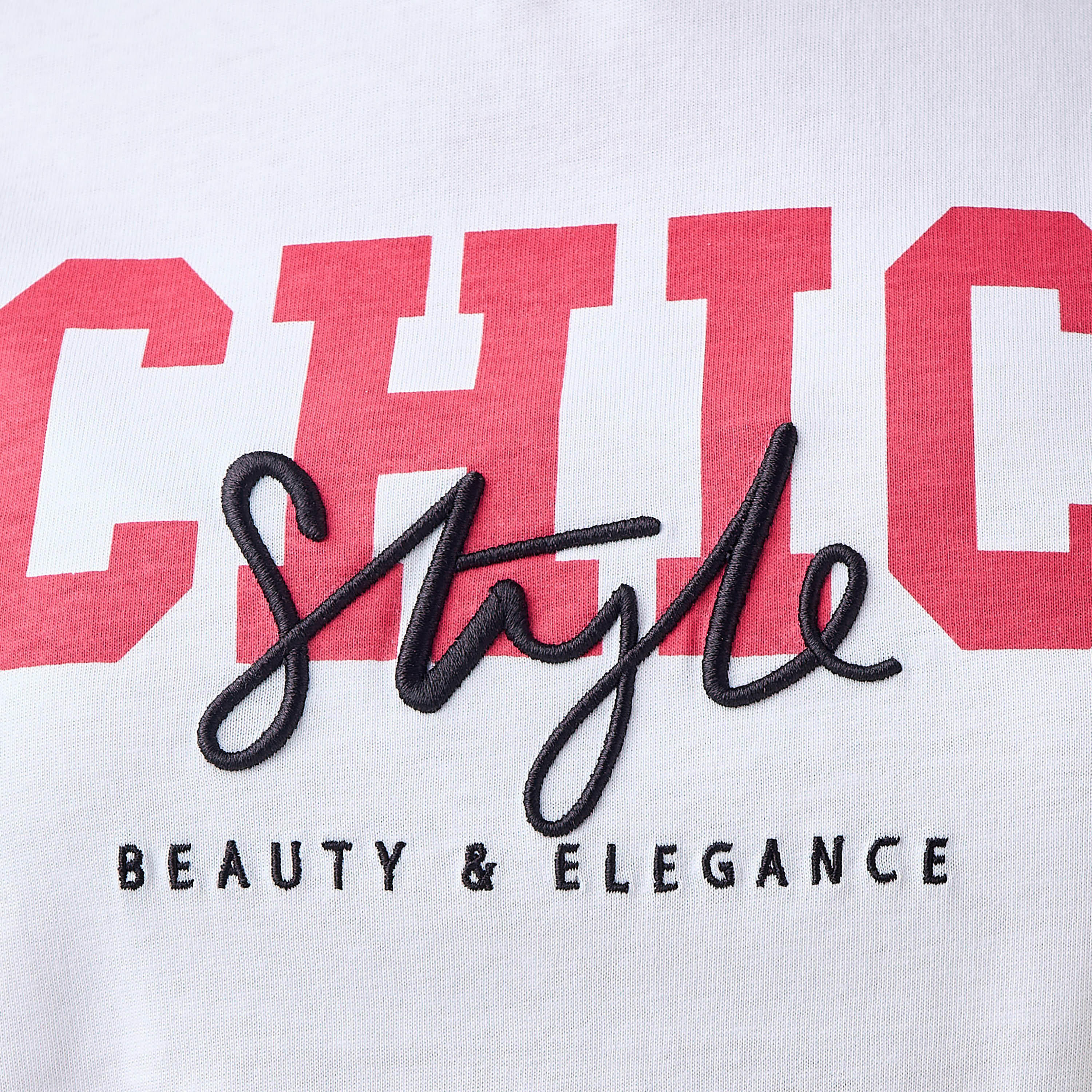 Cotton T-shirt with Print and Embroidery-women-clothing-tshirts-image-8