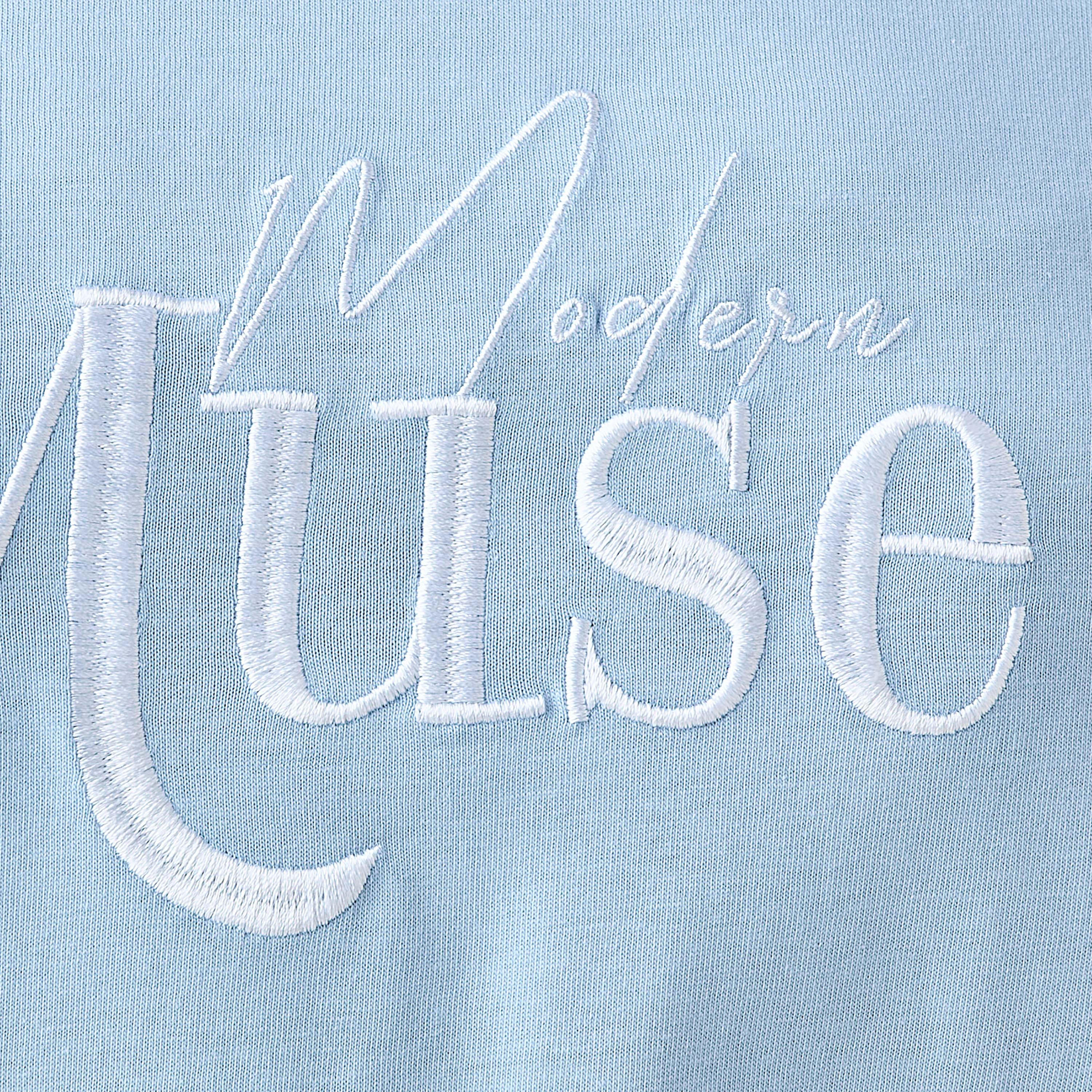 Cotton T-shirt with Print and Embroidery-women-clothing-tshirts-image-7