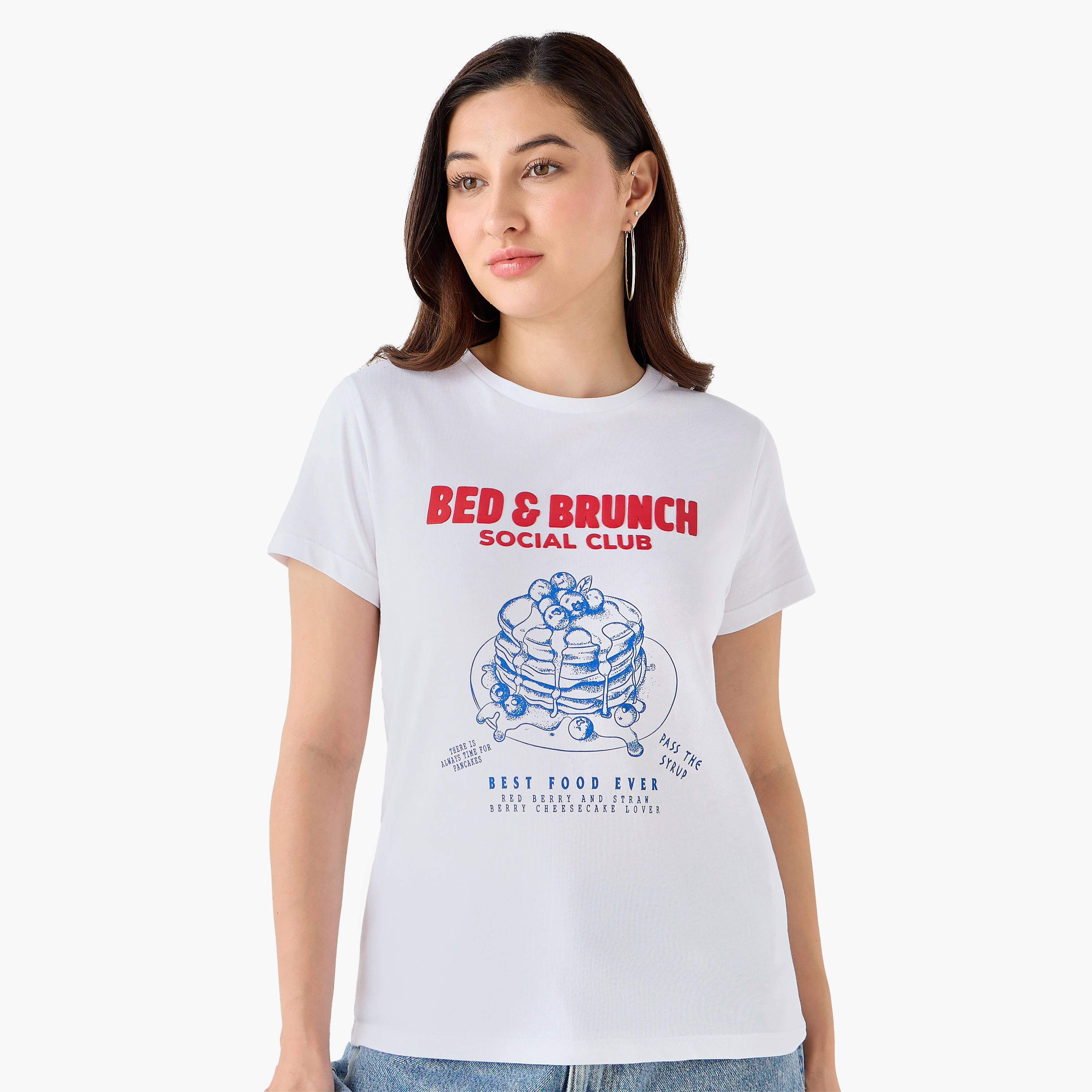 Cotton T-shirt with Print-women-clothing-tshirts-image-2
