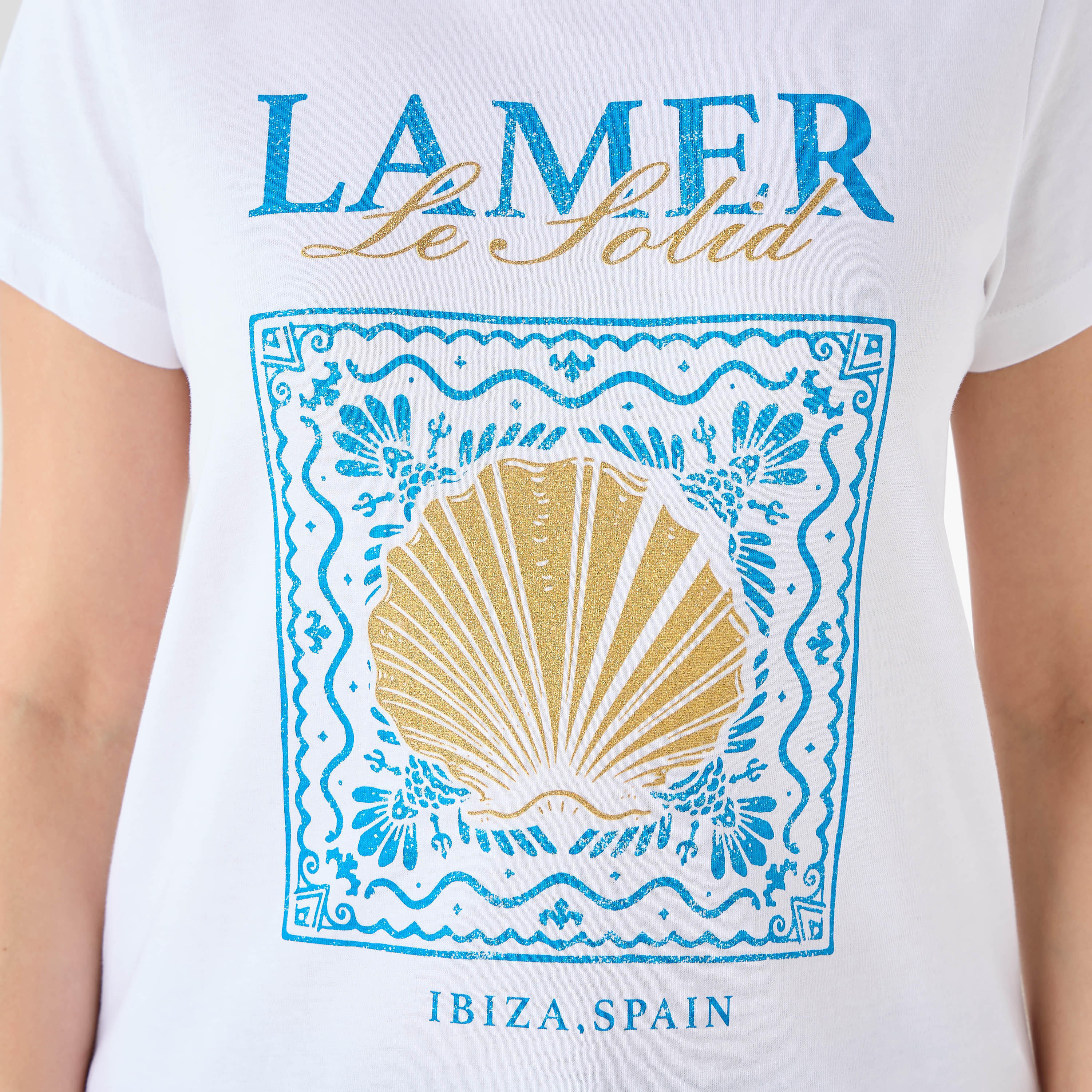 Cotton T-shirt with Print-women-clothing-tshirts-image-5