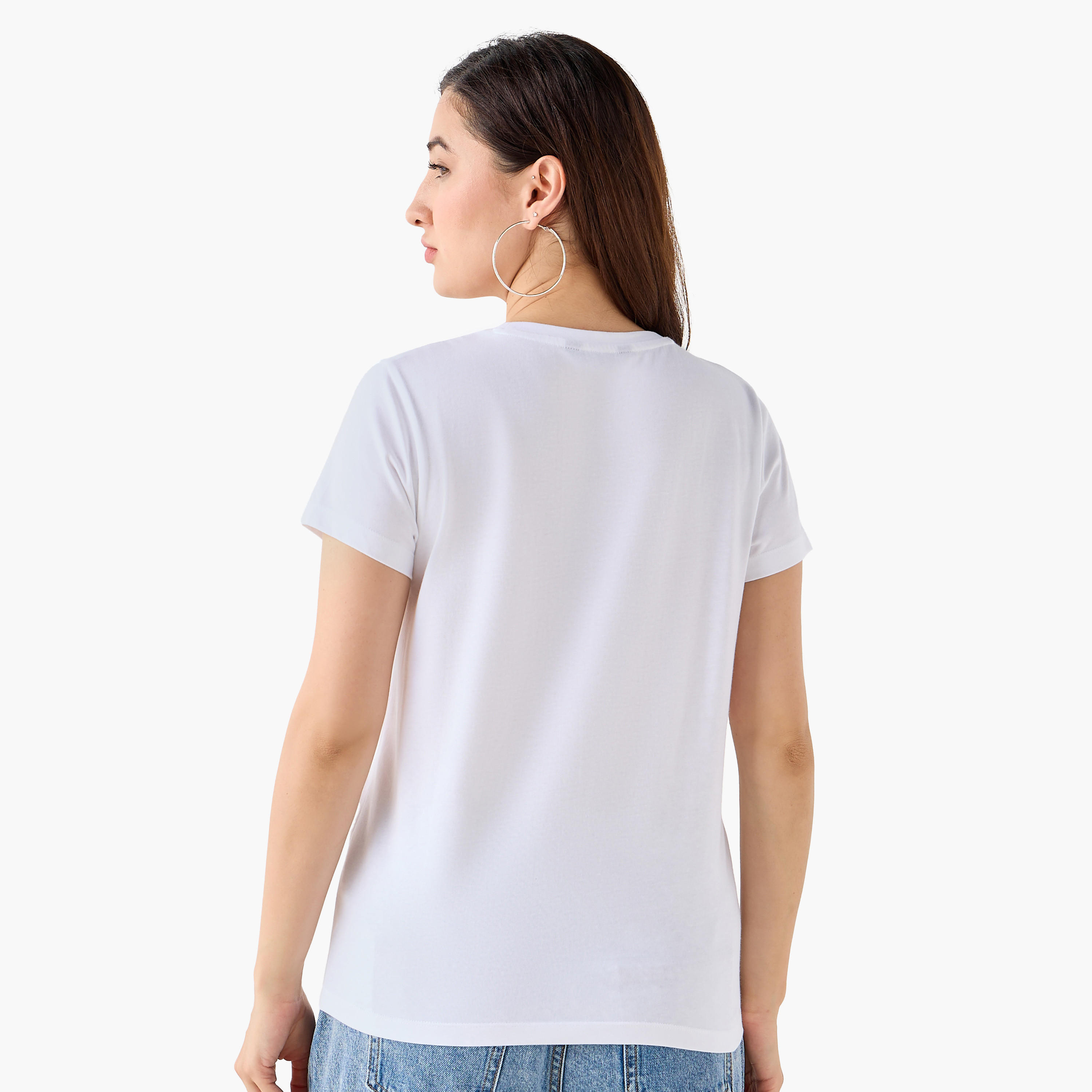 Cotton T-shirt with Print-women-clothing-tshirts-image-4