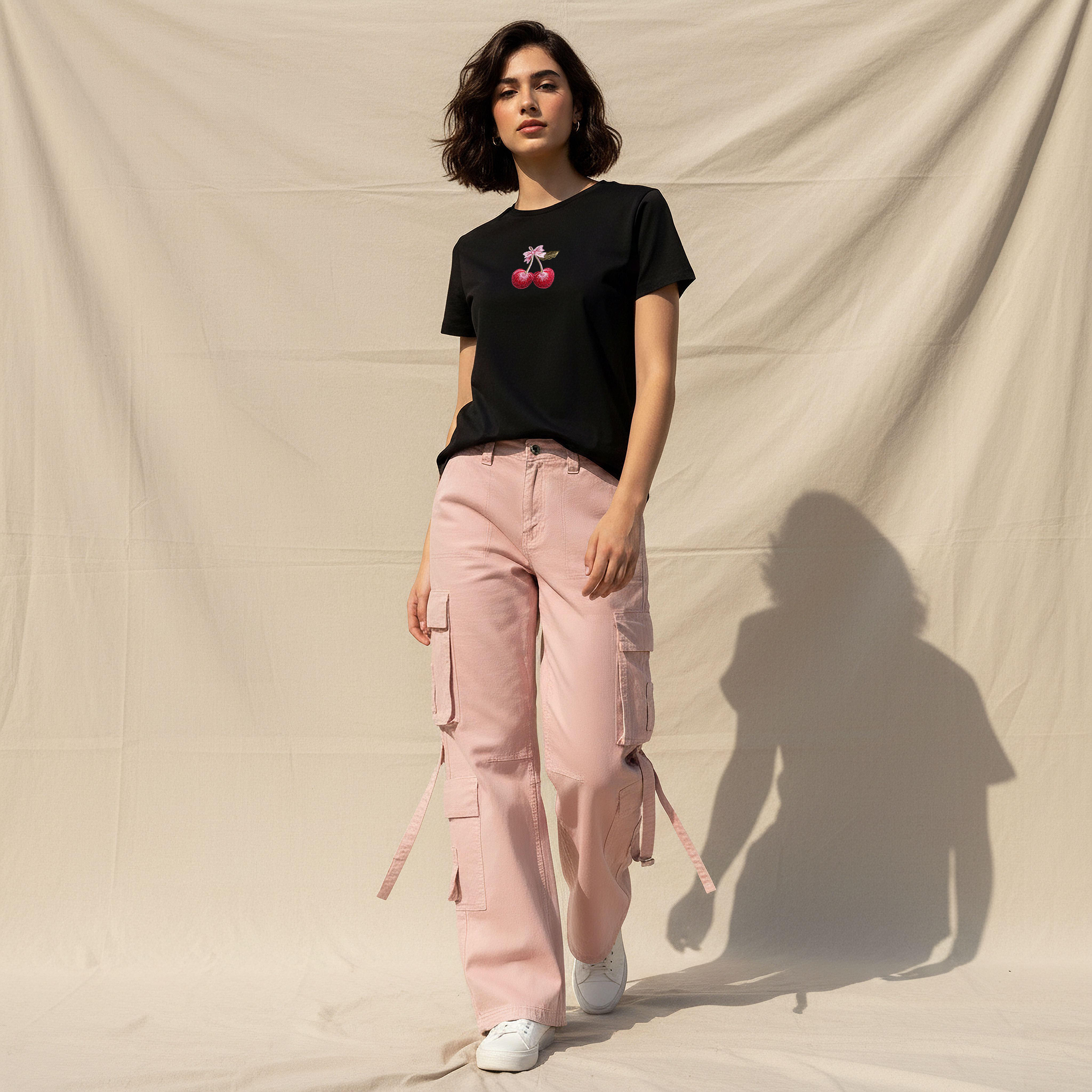 تيشيرت قطن بتطريز-women-clothing-tshirts-image-3