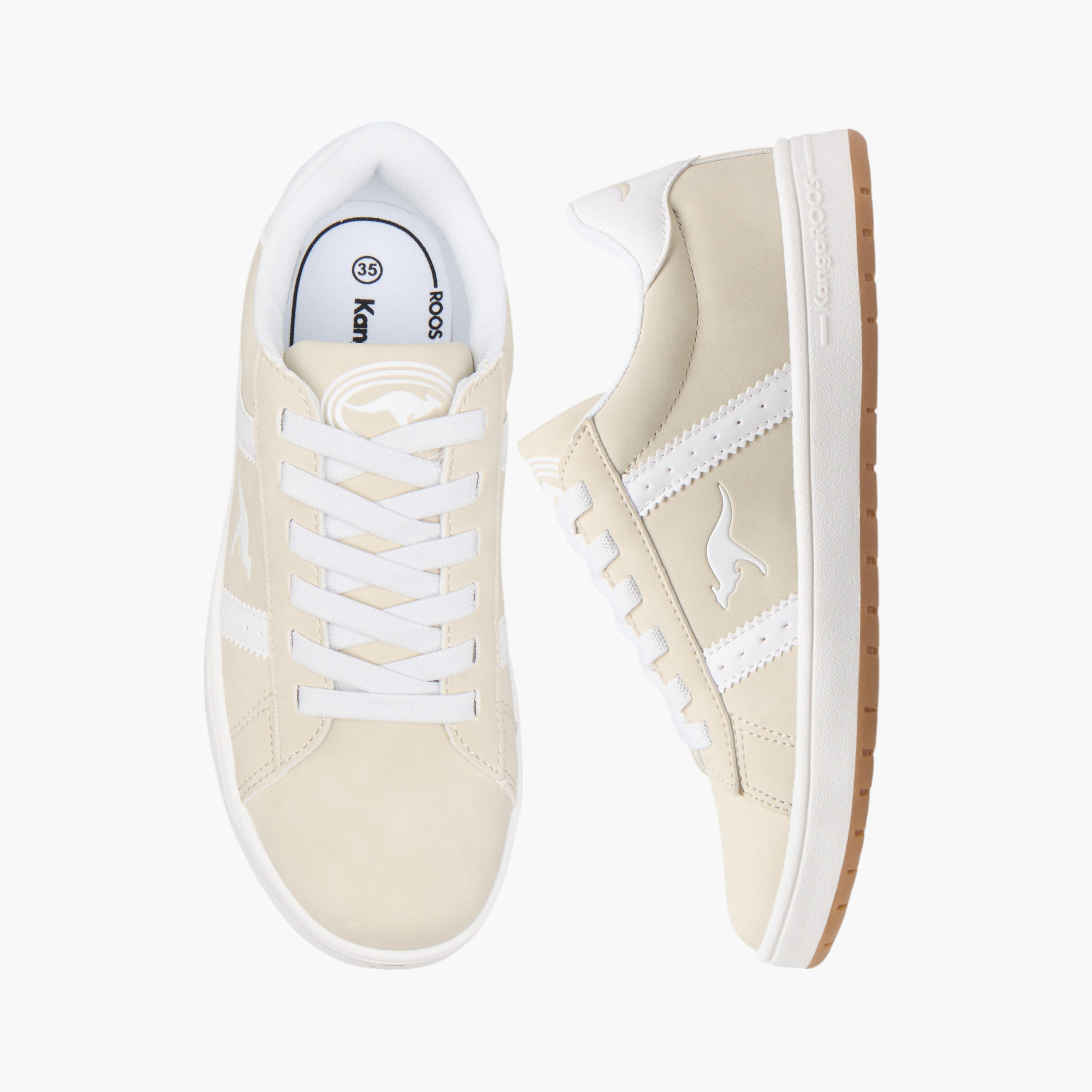 KangaROOS Kids' Logo Detail Sneakers with Lace-Up Closure-boys-shoes-sneakers-image-1