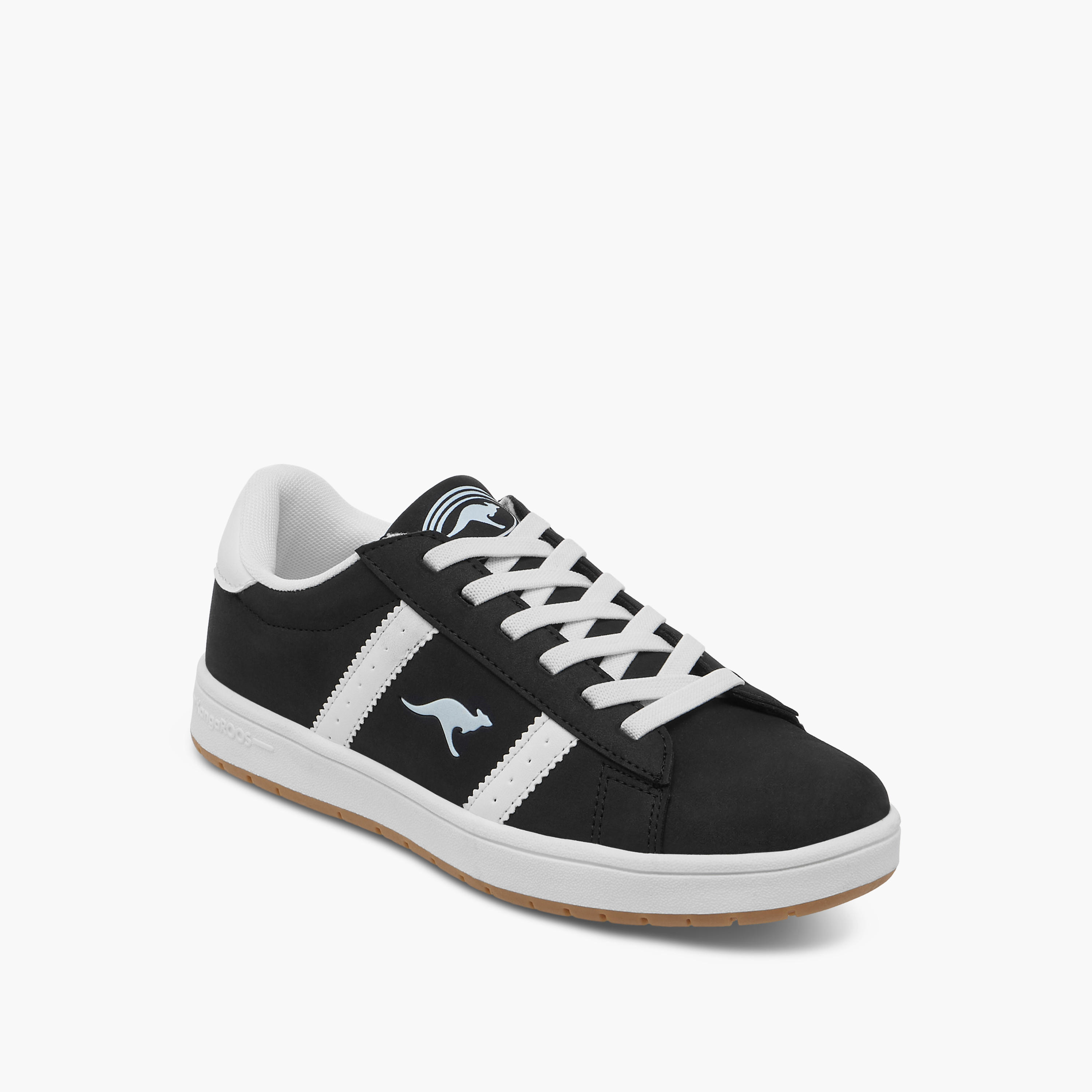 KangaROOS Kids' Logo Detail Sneakers with Lace-Up Closure-boys-shoes-sneakers-image-2
