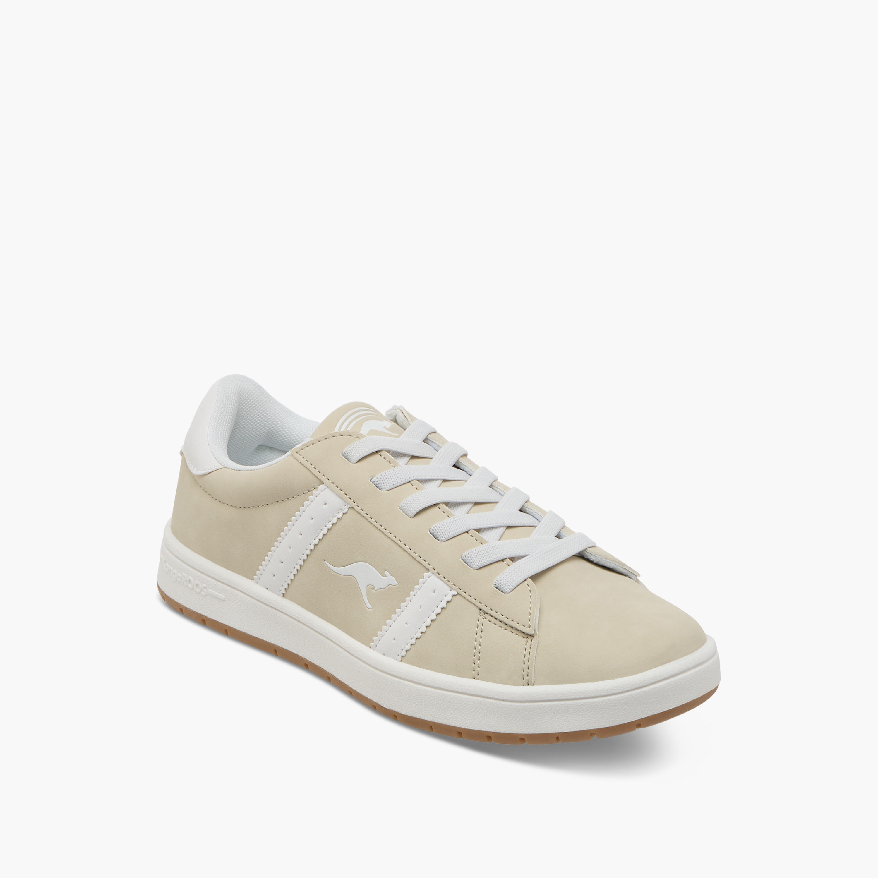 KangaROOS Women's Logo Detail Sneakers with Lace-Up Closure-women-shoes-sneakers-image-2