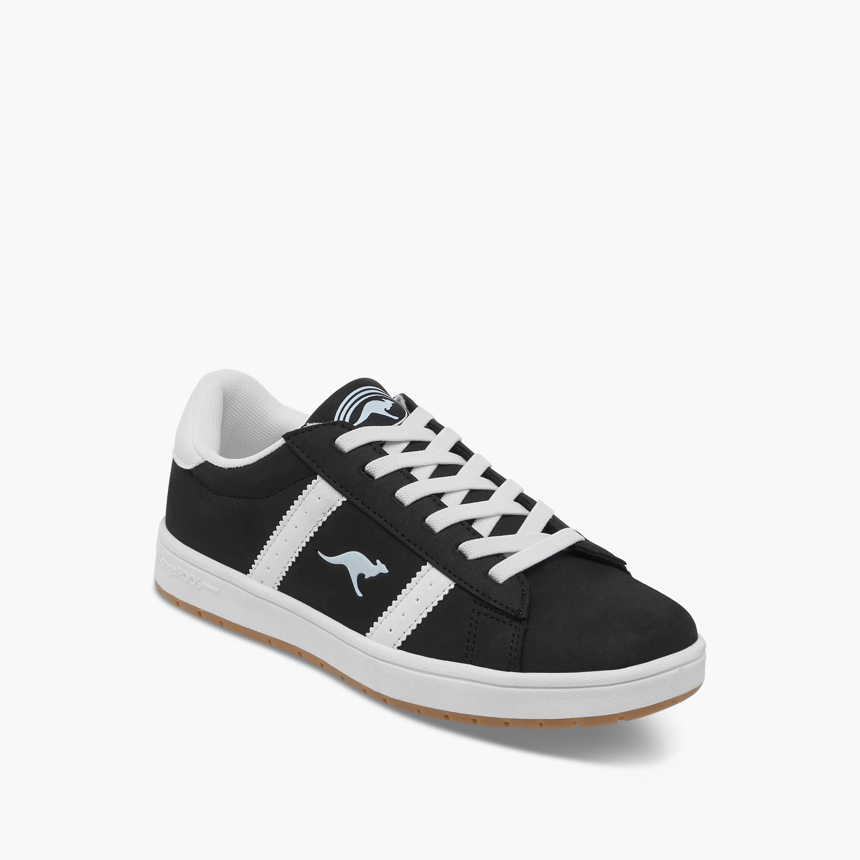 KangaROOS Women's Logo Detail Sneakers with Lace-Up Closure-women-shoes-sneakers-image-2