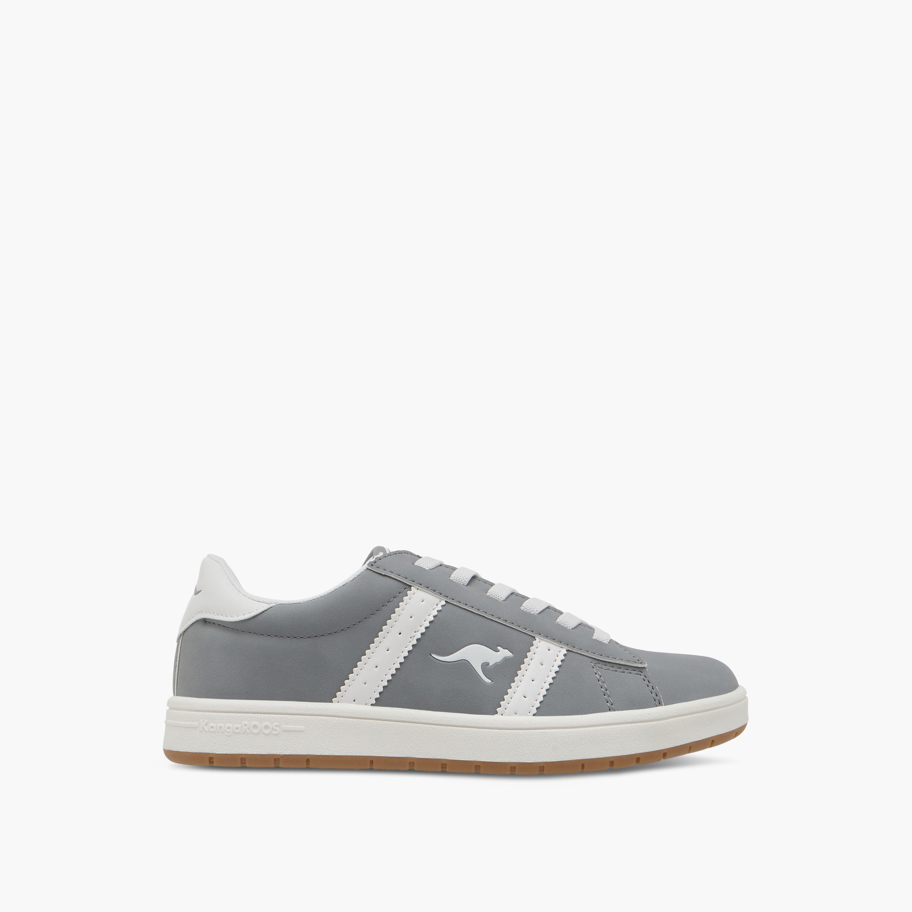 KangaROOS Women's Logo Detail Sneakers with Lace-Up Closure-women-shoes-sneakers-image-3