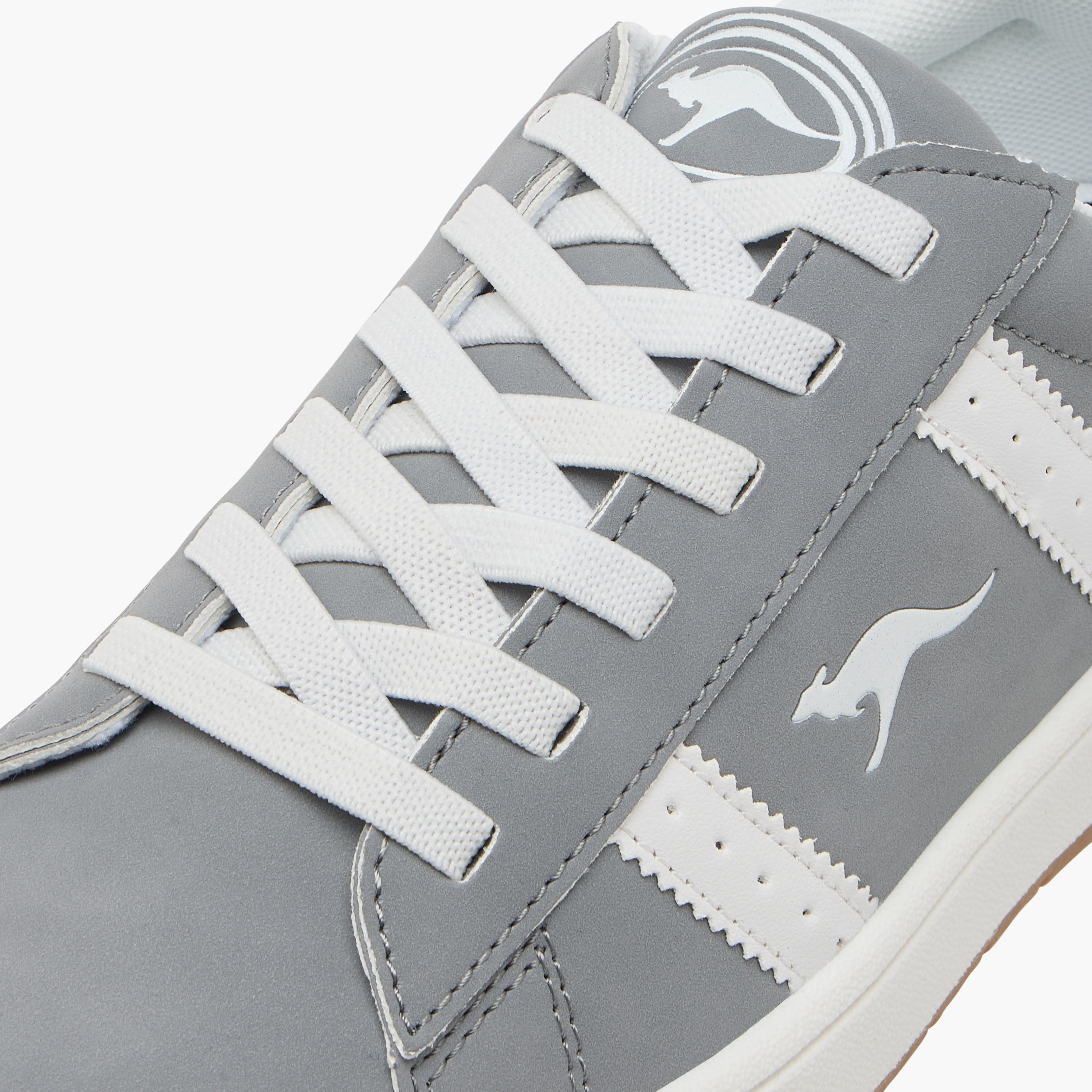 KangaROOS Women's Logo Detail Sneakers with Lace-Up Closure-women-shoes-sneakers-image-4