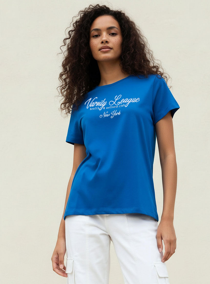 تيشيرت قطن بتطريزات-women-clothing-tshirts-image-5