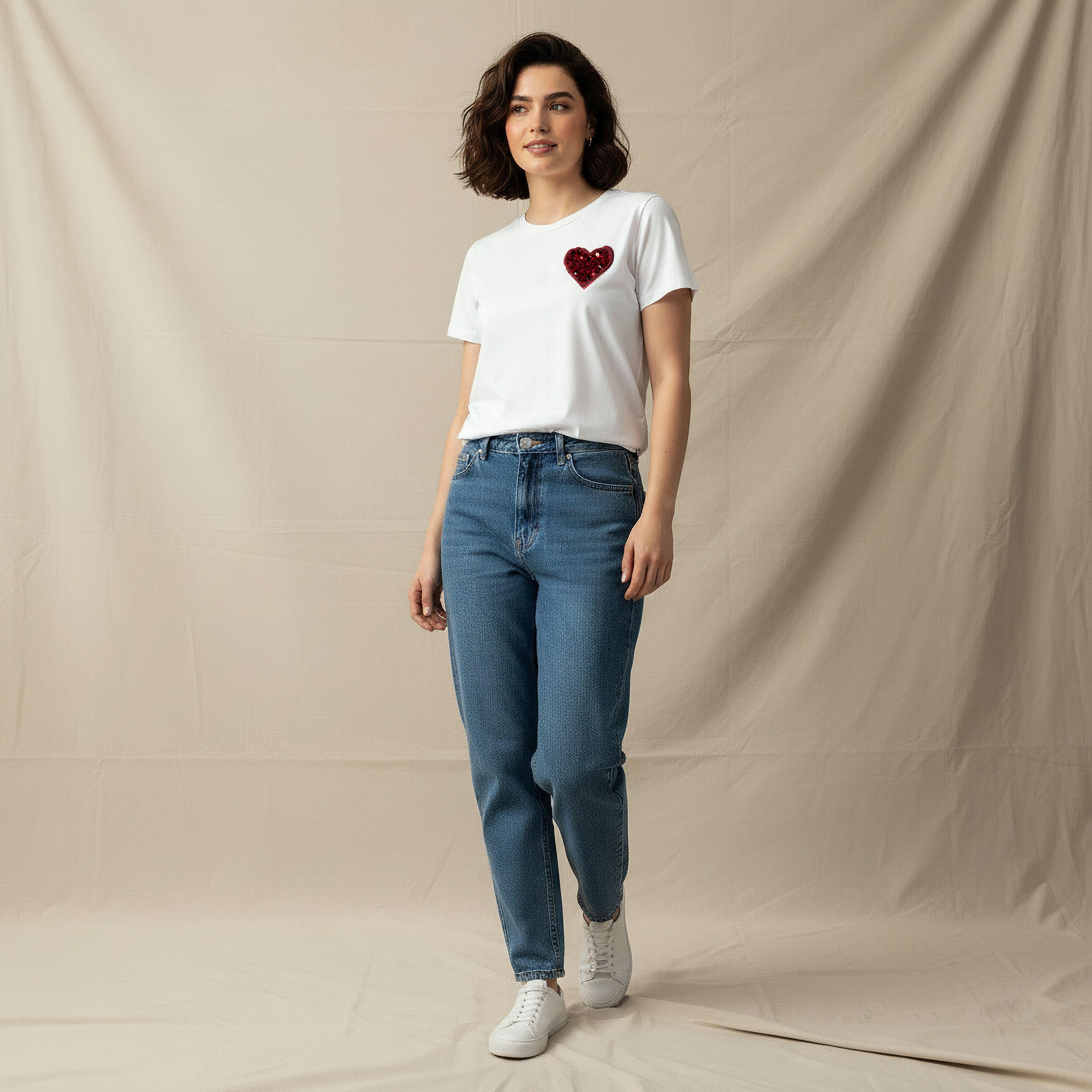 تيشيرت قطن بزينة-women-clothing-tshirts-image-3