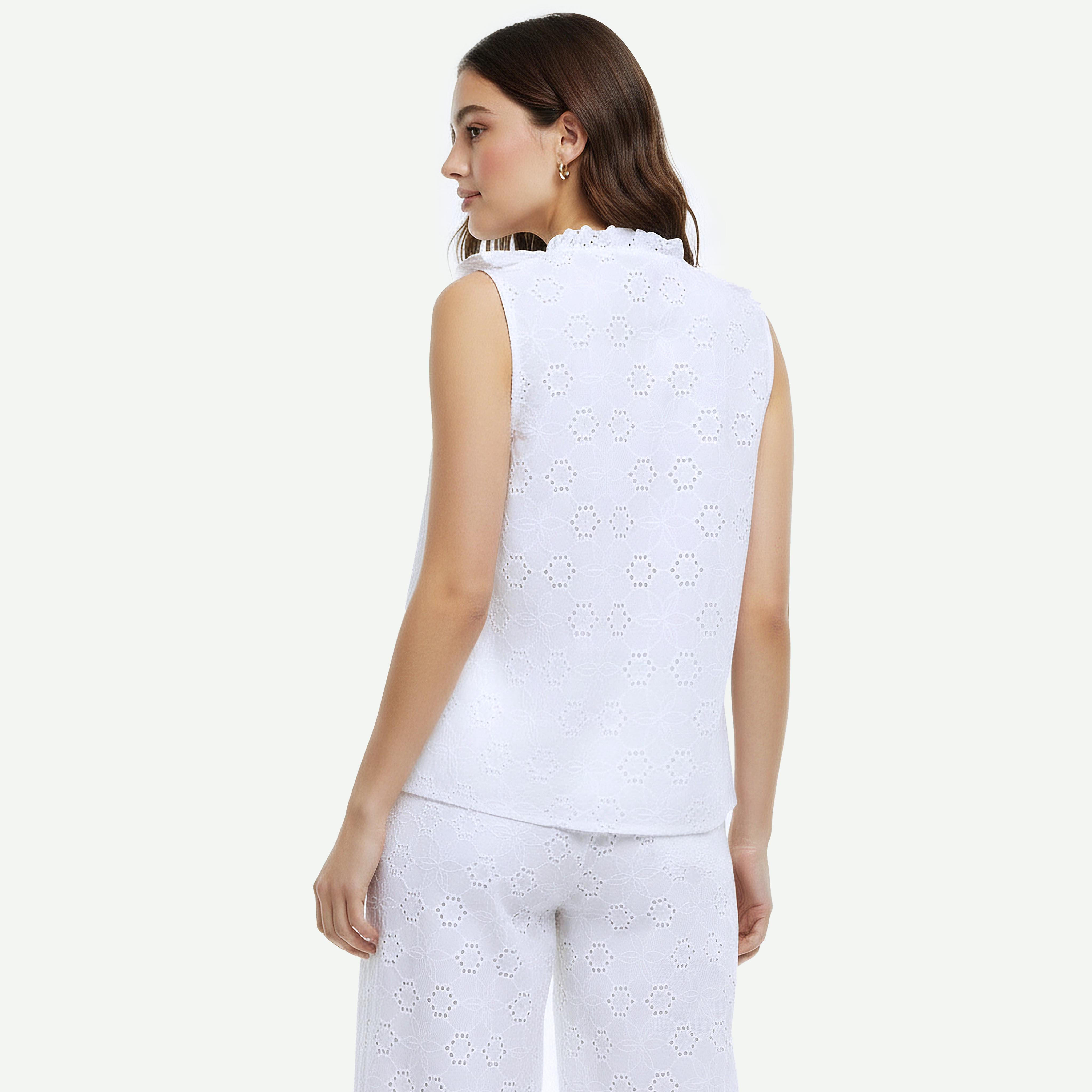 Cotton Schiffli Shirt with Ruffles-women-clothing-shirtsandblouses-shirts-image-4