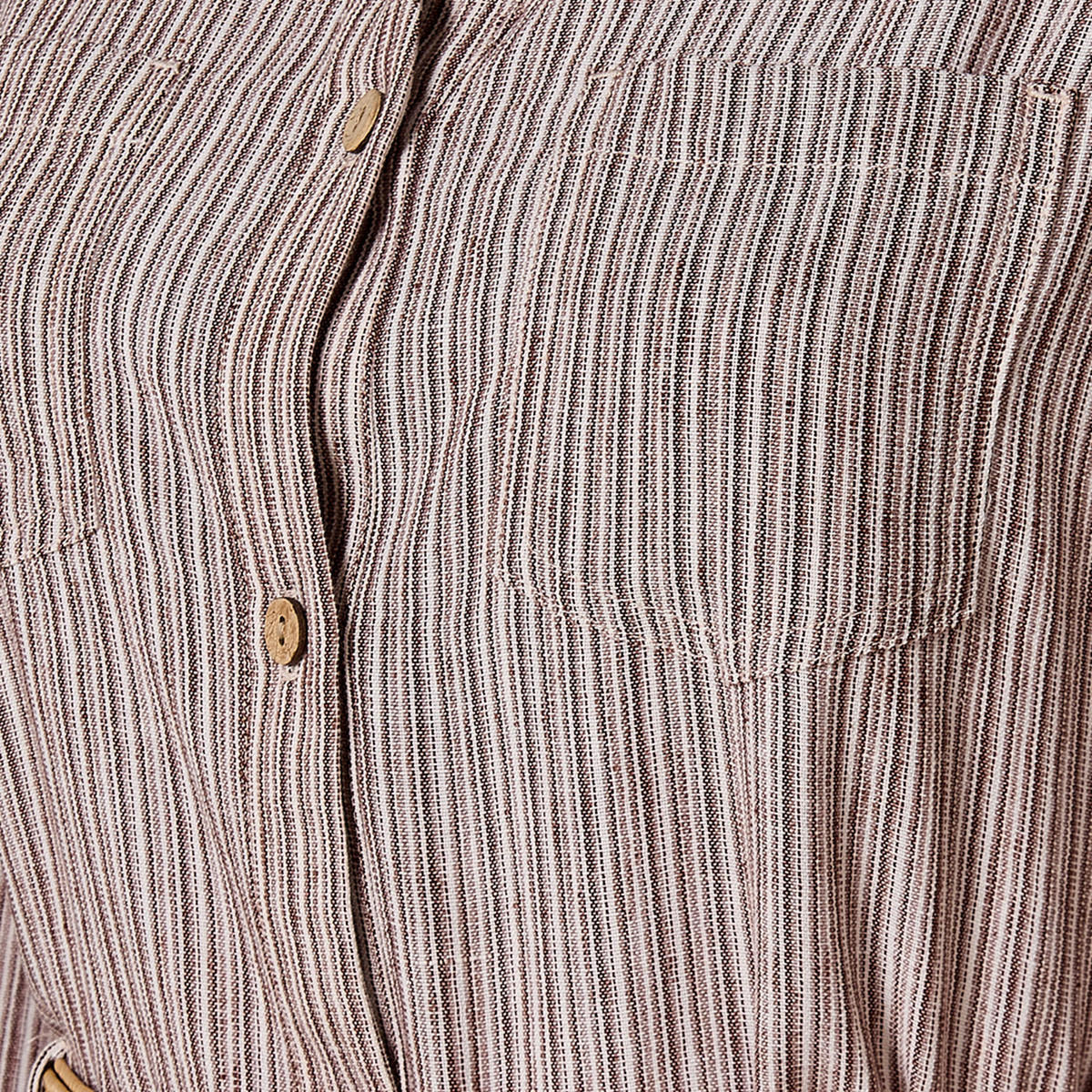 فستان قميص نسائي مقلم بحزام أنيق-women-clothing-dresses-image-2