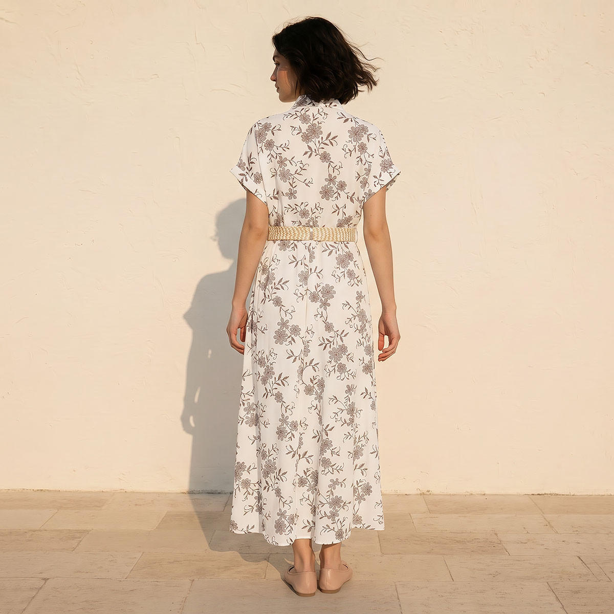 فستان قميص مطرّز بحزام للنساء-women-clothing-dresses-image-3