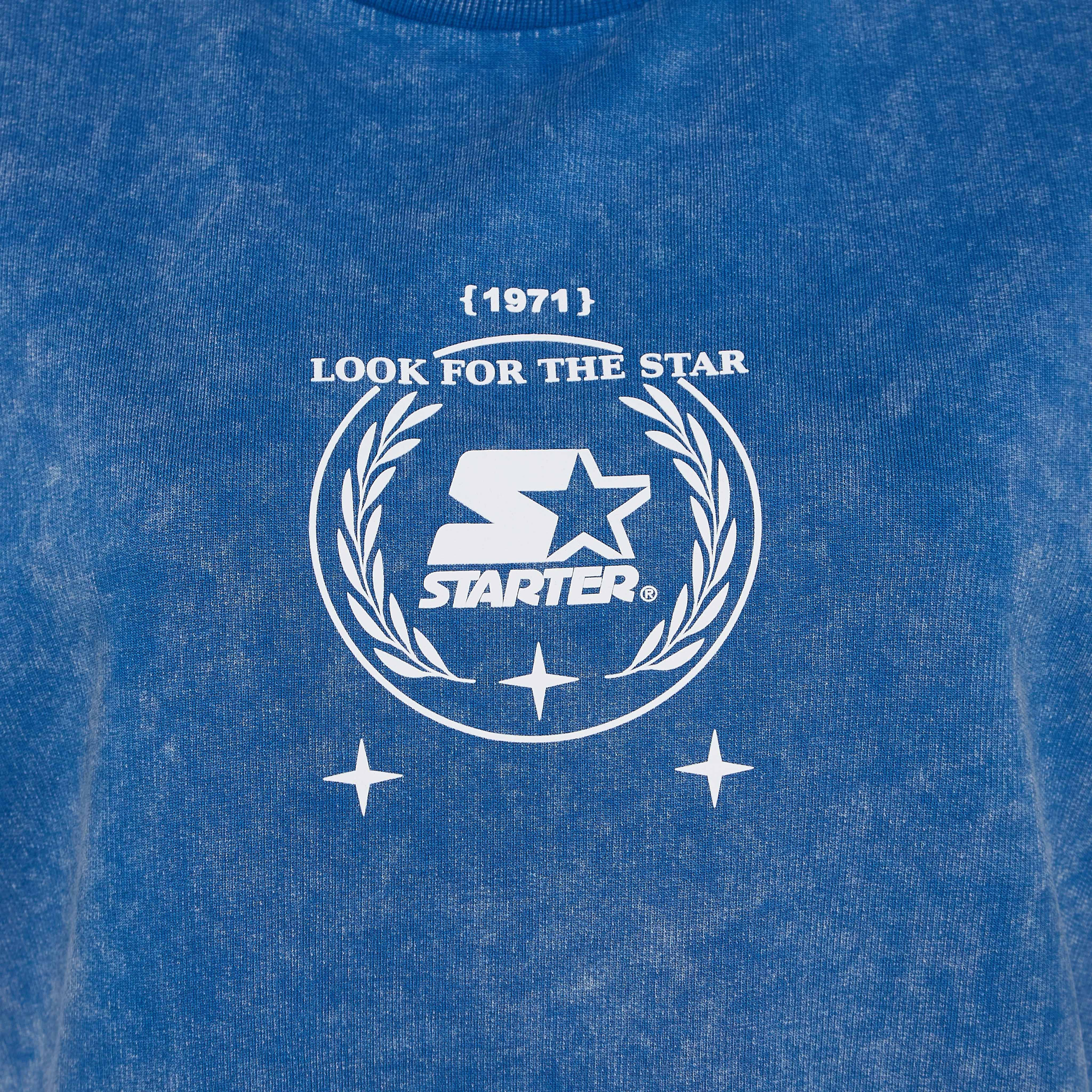 Starter Cotton T-shirt with Logo Print-women-clothing-tshirts-image-2