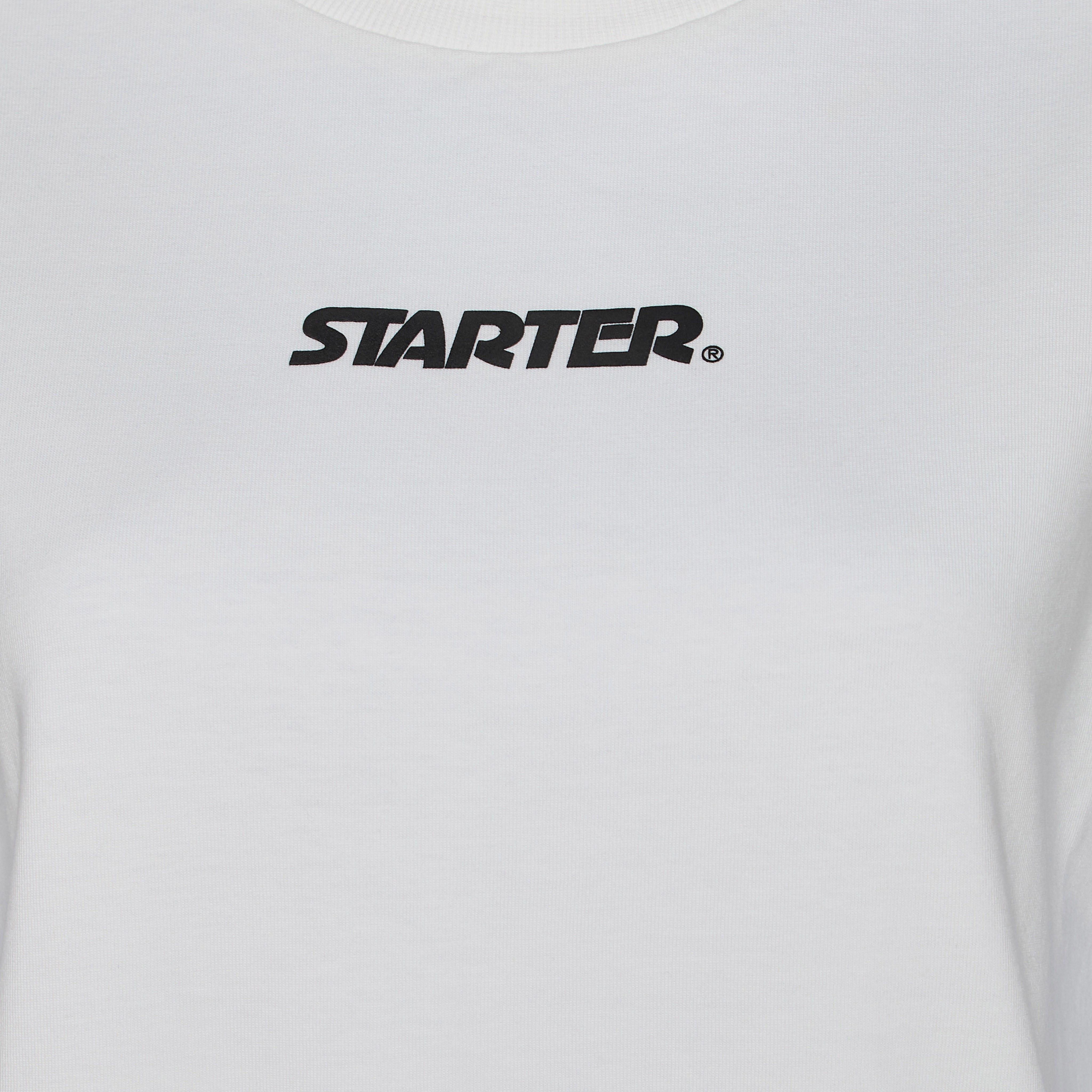Starter Cotton T-shirt with Logo Print-women-clothing-tshirts-image-2