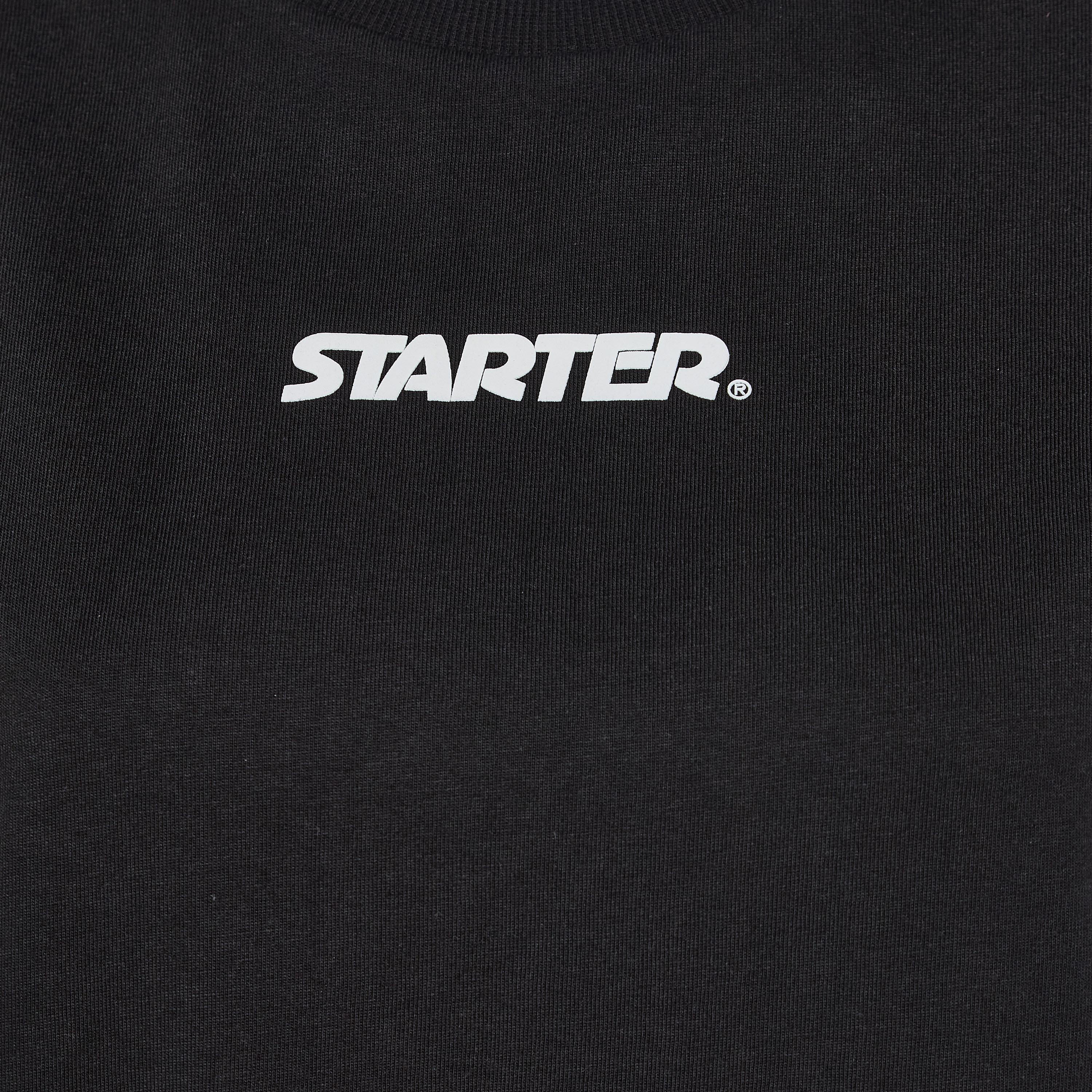 Starter Cotton T-shirt with Logo Print-women-clothing-tshirts-image-2