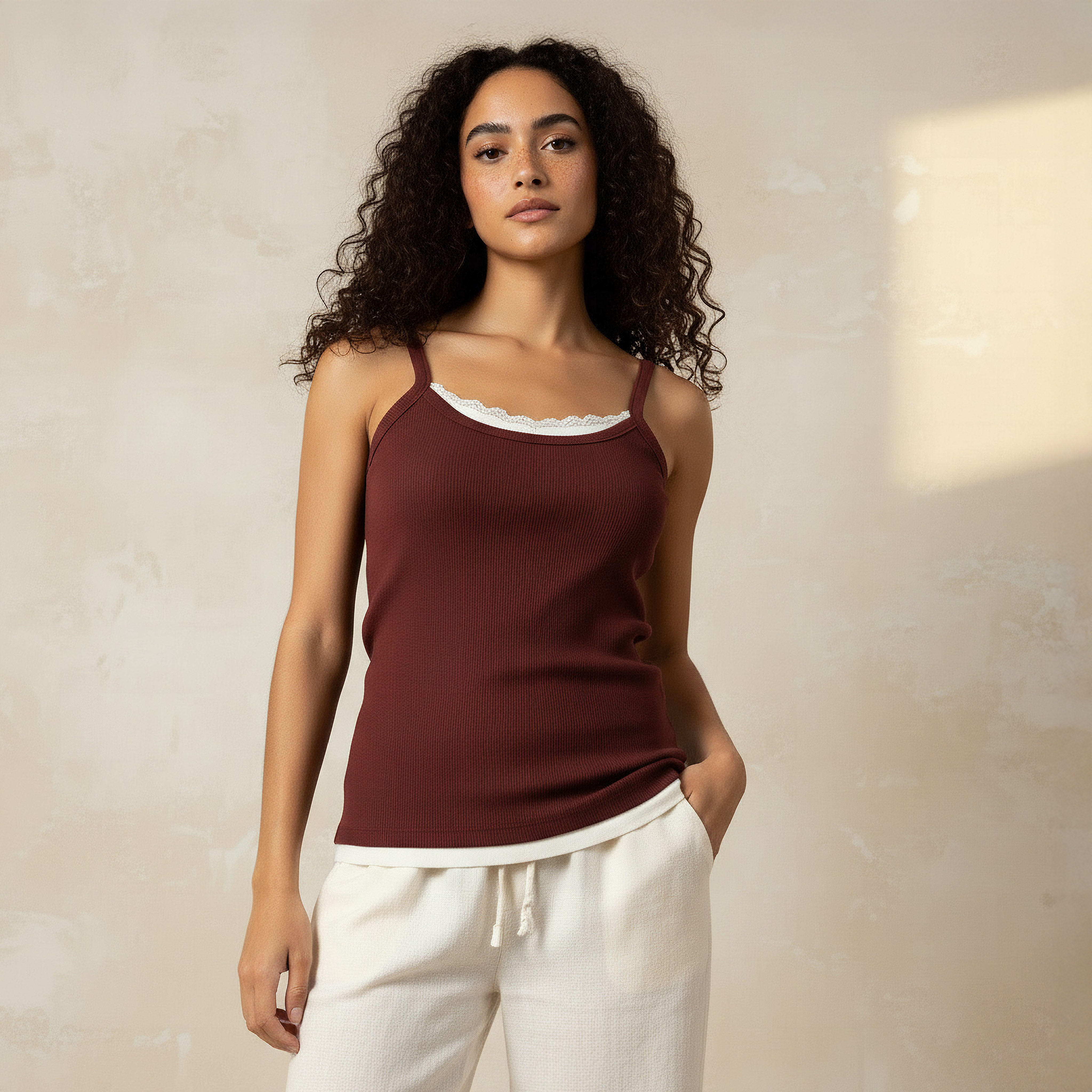 Tank Top with Ribbed Texture-women-clothing-tshirts-image-3