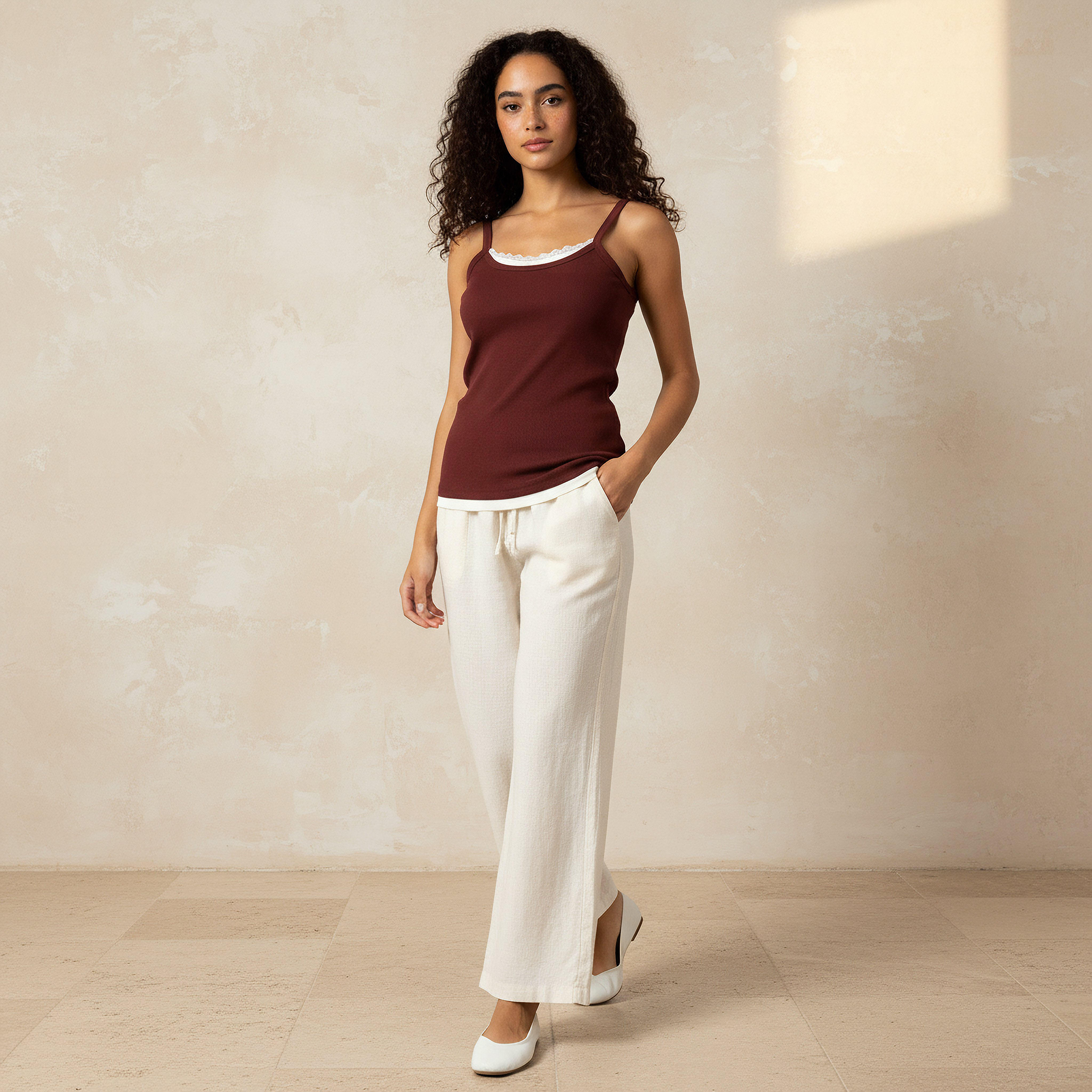 Tank Top with Ribbed Texture-women-clothing-tshirts-image-4