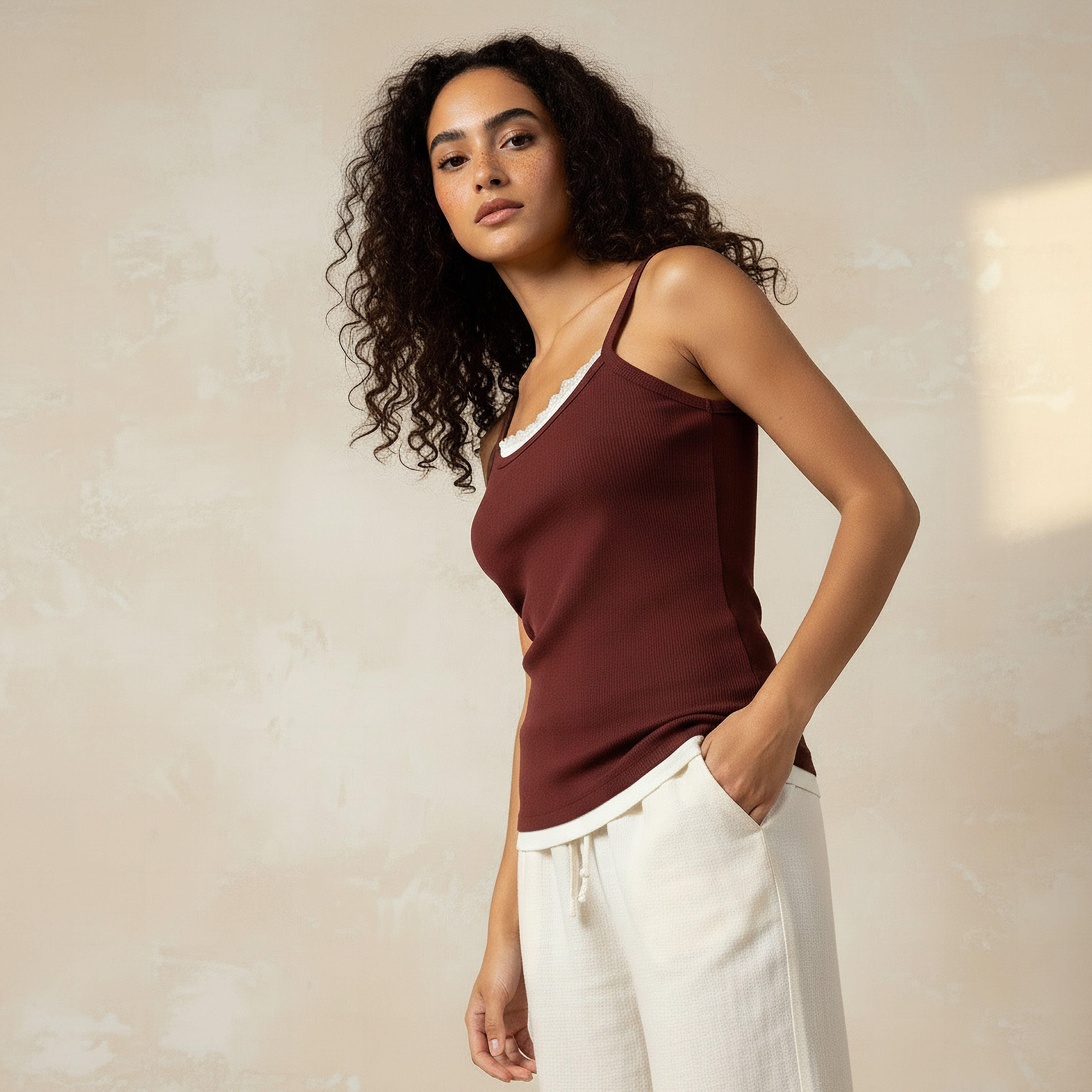 Tank Top with Ribbed Texture-women-clothing-tshirts-image-6