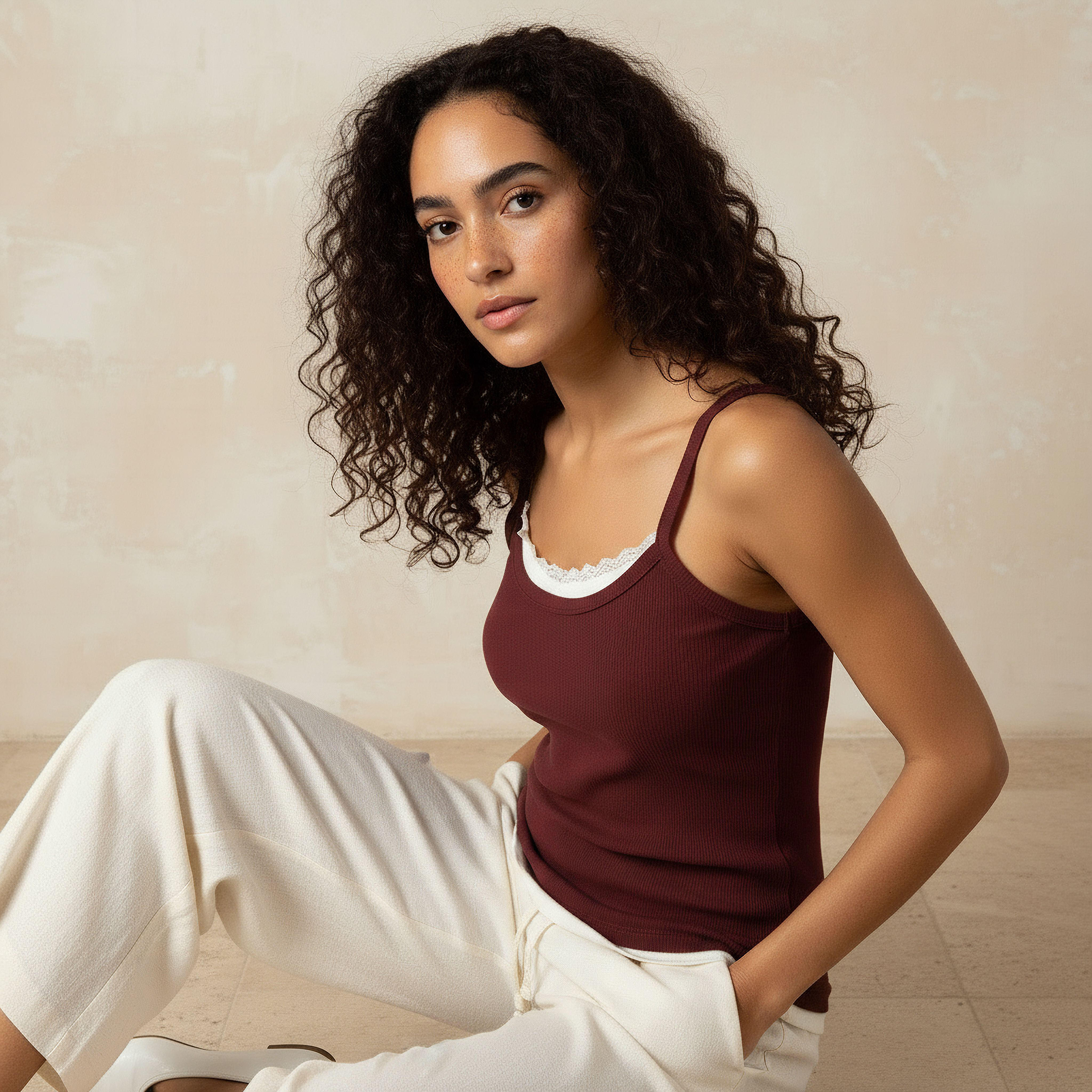 Tank Top with Ribbed Texture-women-clothing-tshirts-image-7