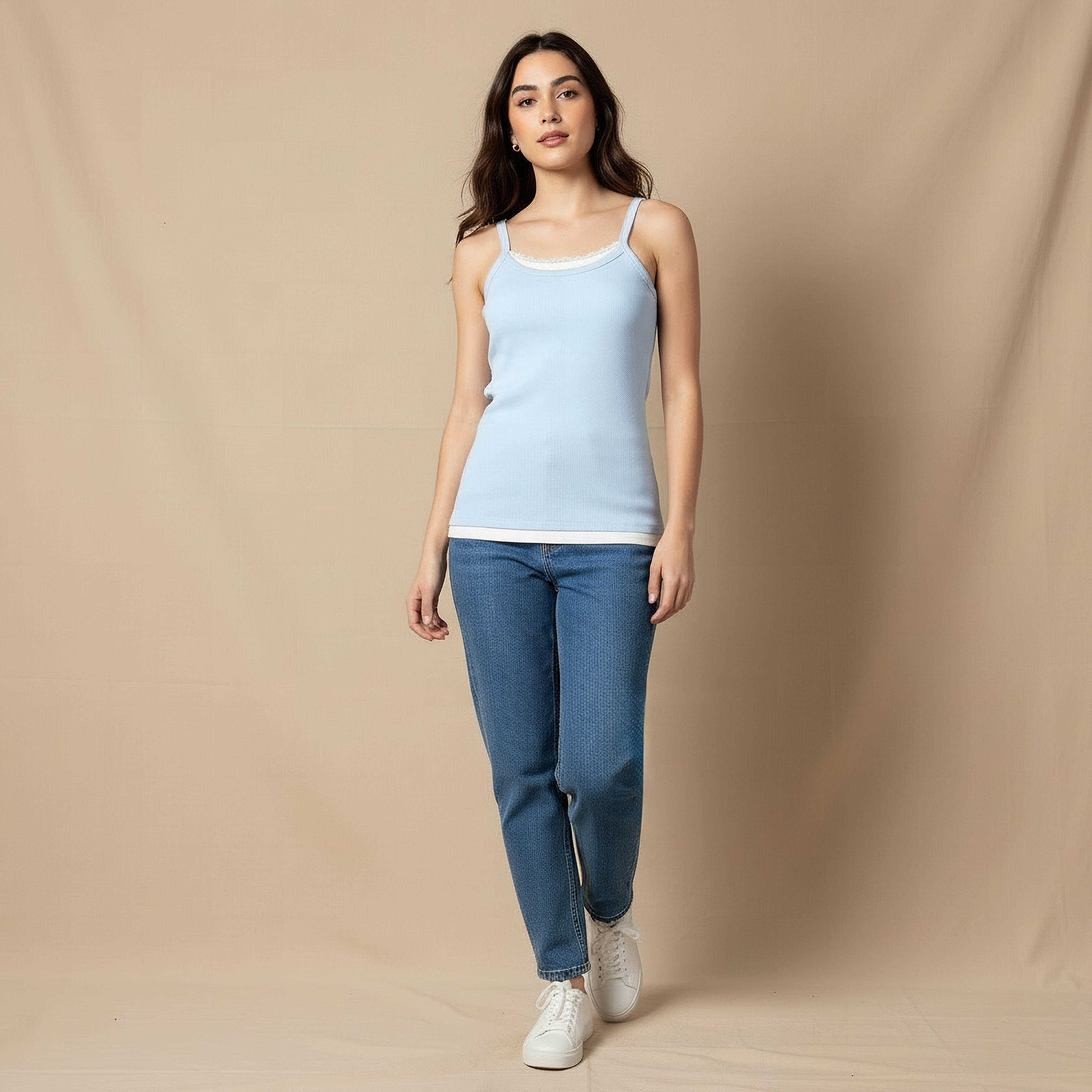 Tank Top with Ribbed Texture-women-clothing-tshirts-image-3