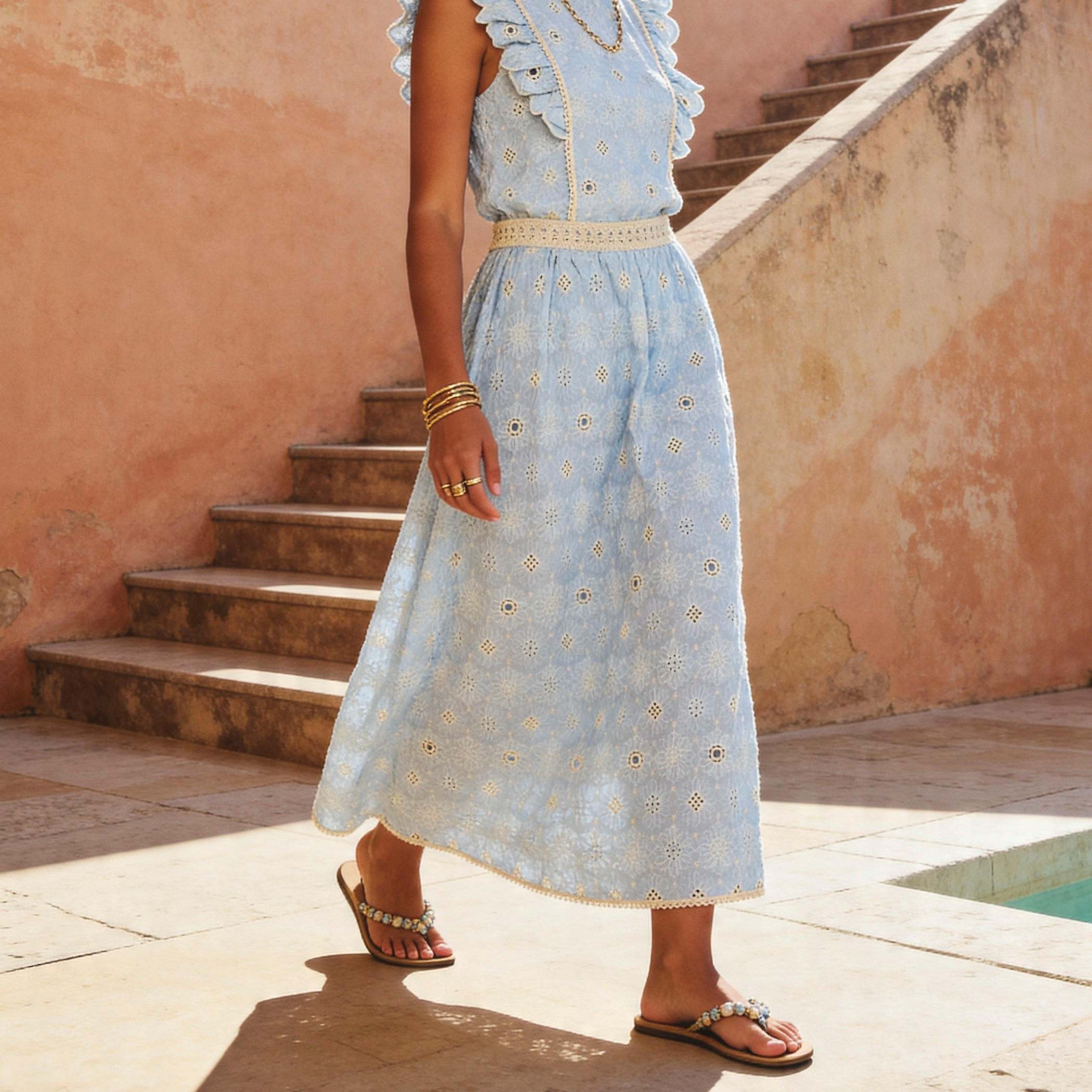 تنورة ماكسي إيه لاين مطرزة-women-clothing-bottoms-skirts-image-5