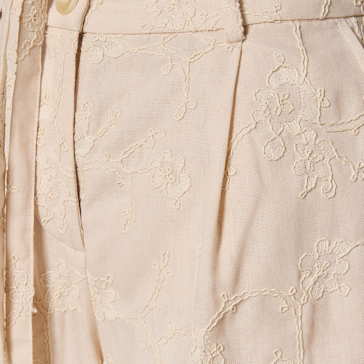 Mid-Rise Embroidered Wide Leg Pants-women-clothing-bottoms-trousers-image-2