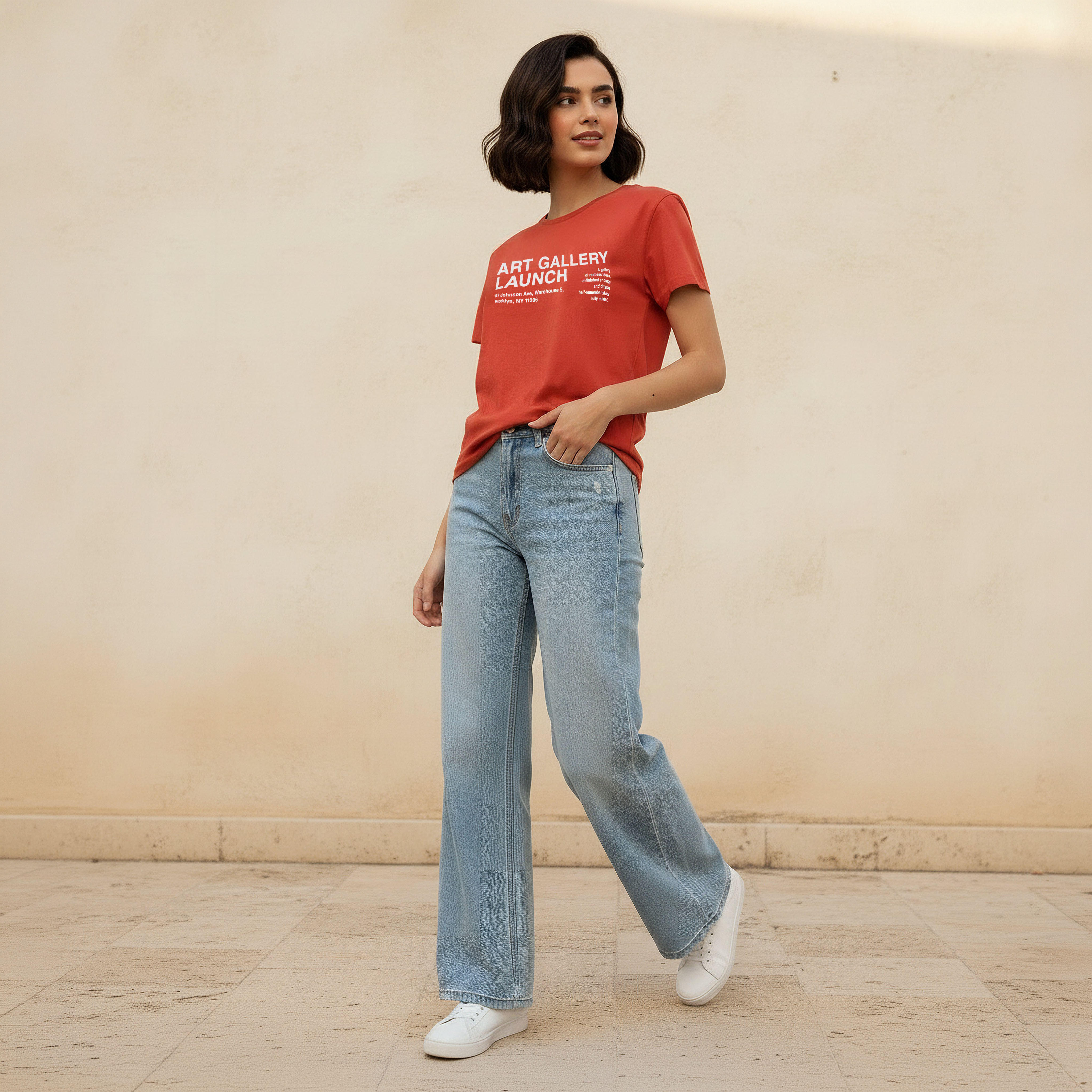 تيشيرت قطن بطبعات جرافيك-women-clothing-tshirts-image-2