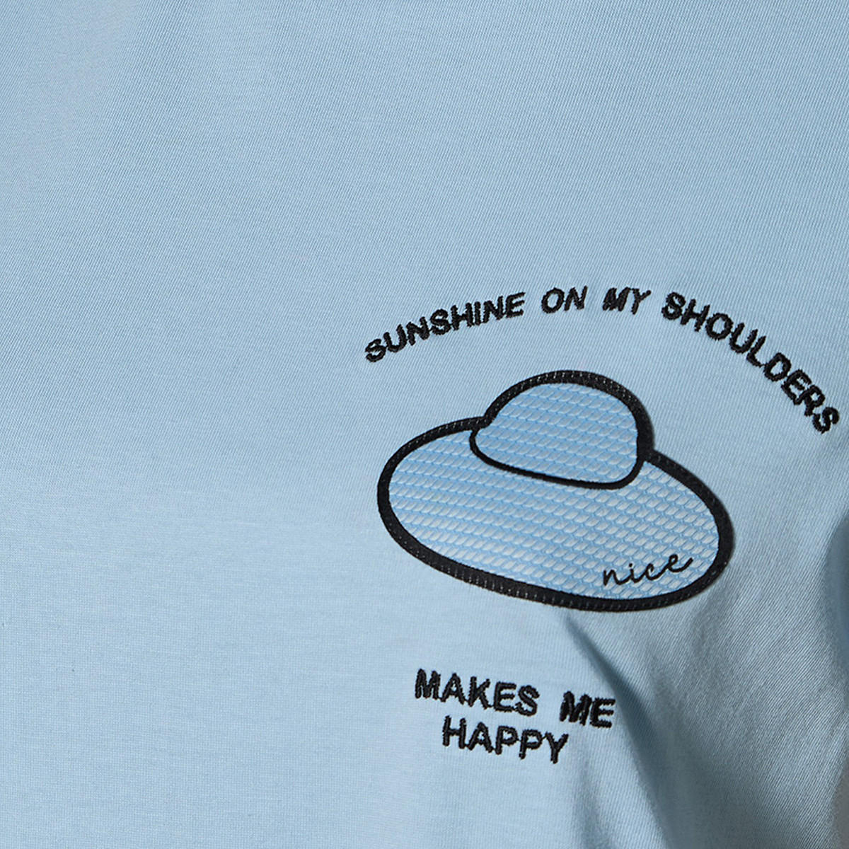 Cotton T-shirt with Embroidery-women-clothing-tshirts-image-2