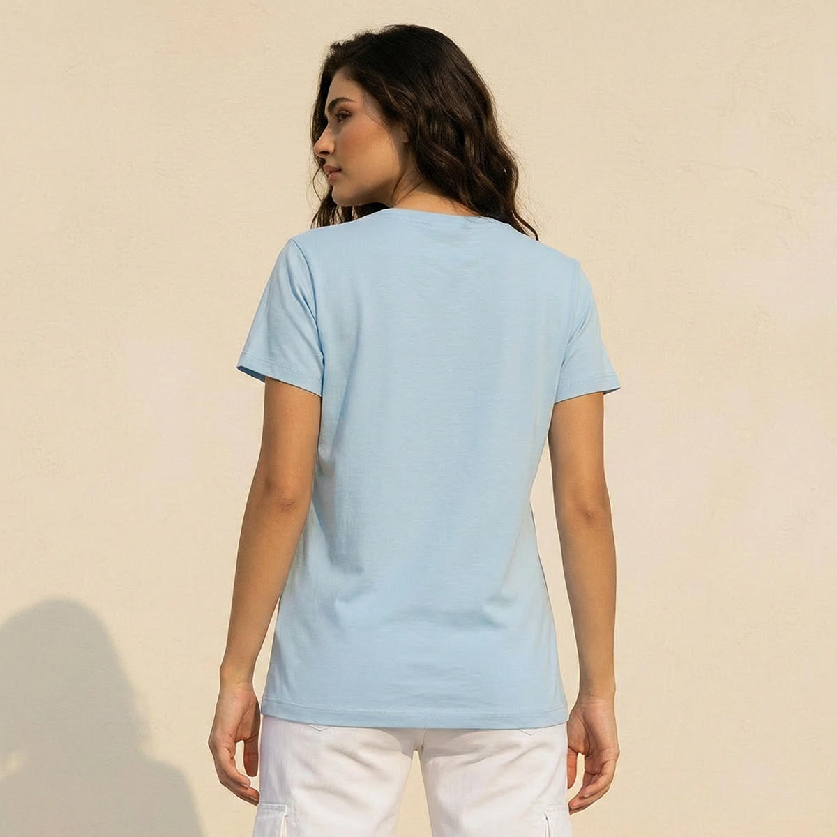 Cotton T-shirt with Embroidery-women-clothing-tshirts-image-4