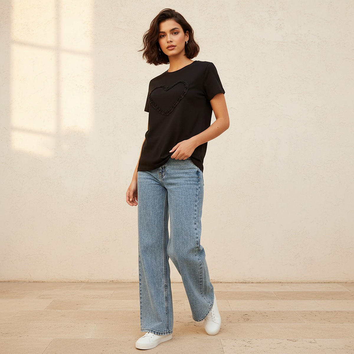 تيشيرت قطن مزخرف-women-clothing-tshirts-image-3