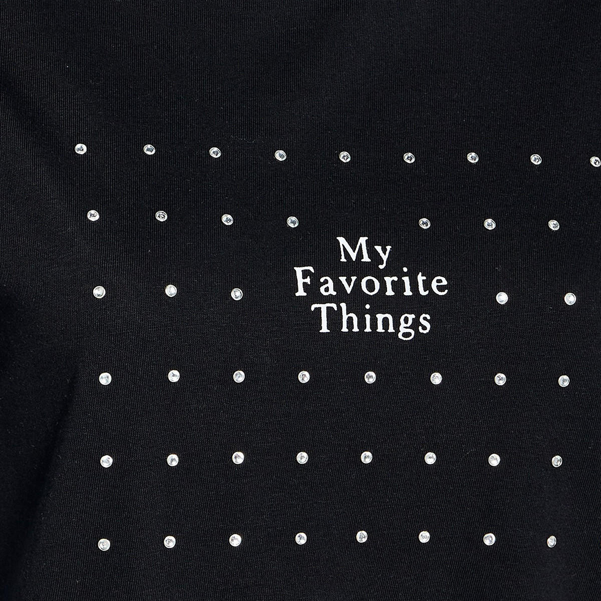 Cotton T-shirt with Slogan Print-women-clothing-tshirts-image-2
