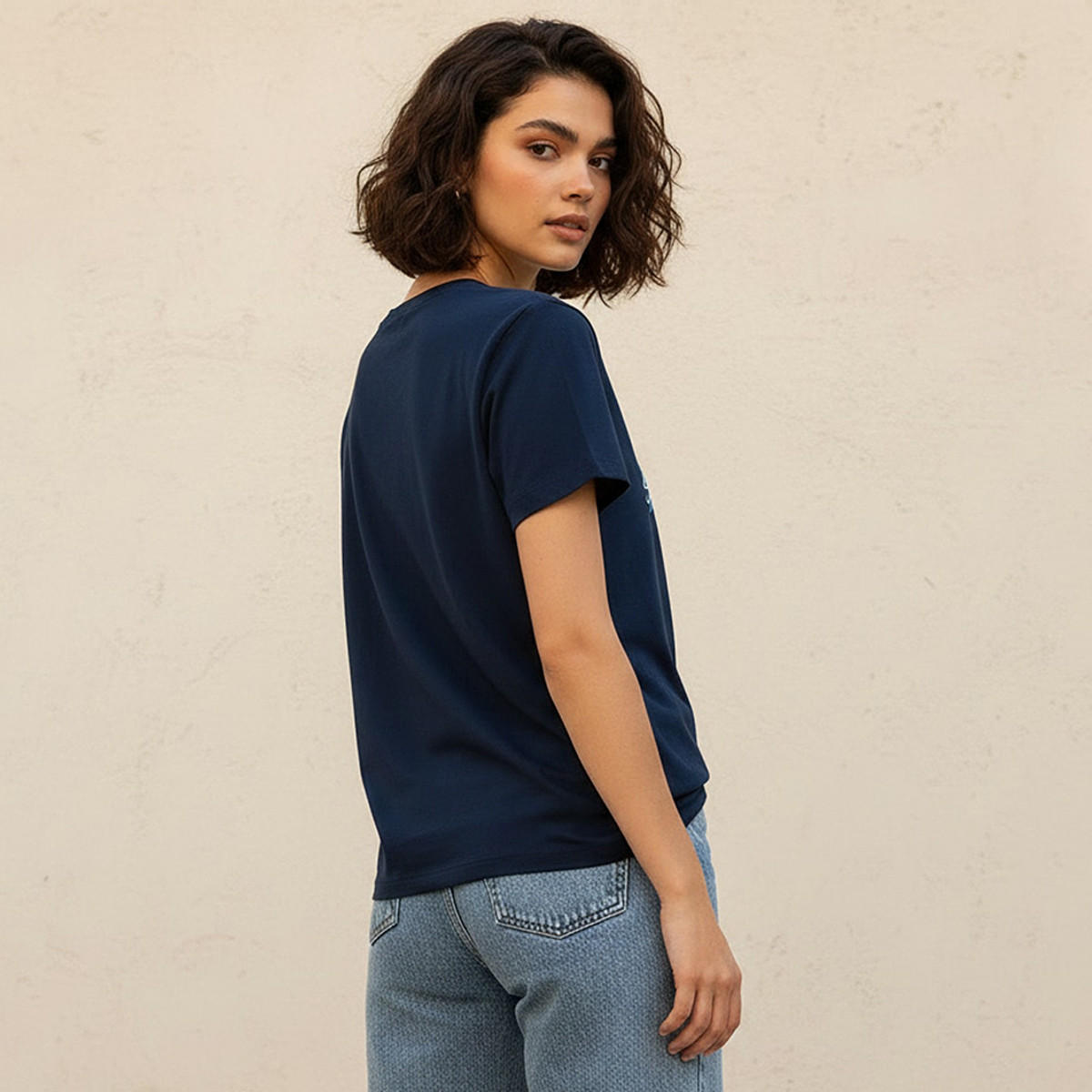 Cotton T-shirt with Embroidery-women-clothing-tshirts-image-4
