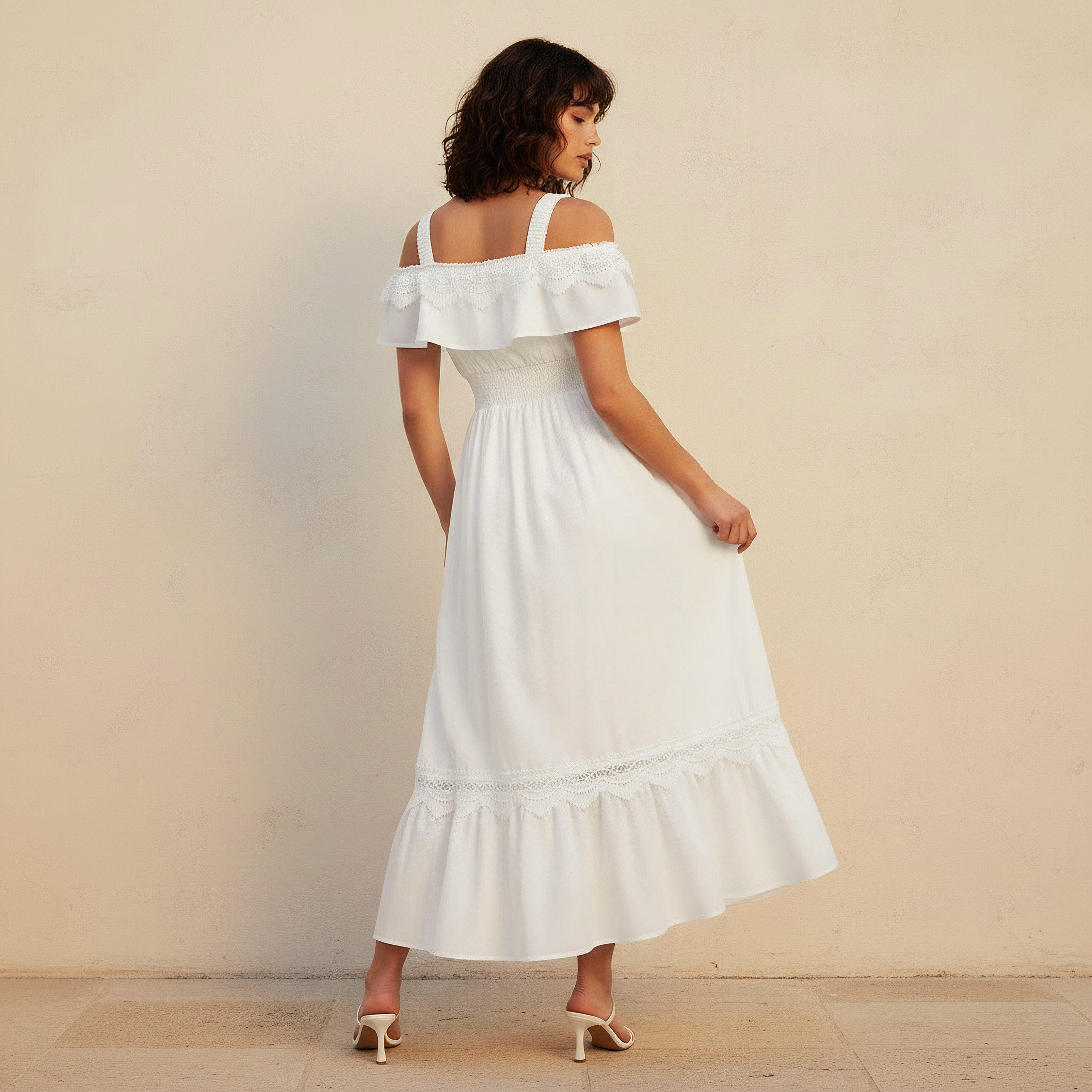 Maxi Cotton Dress with Lace Trim-women-clothing-dresses-image-4
