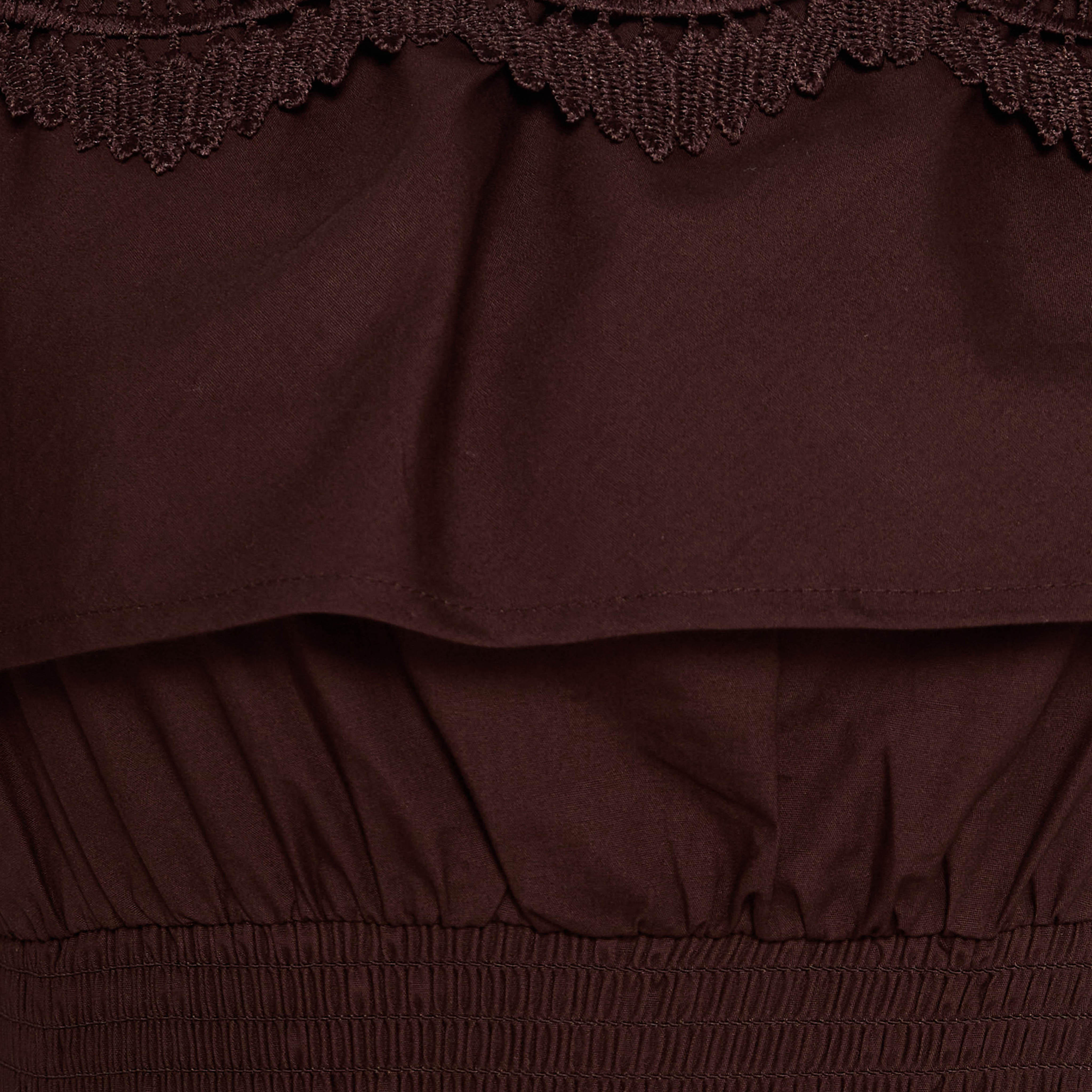 فستان قطن طويل بحافة دانتيل-women-clothing-dresses-image-2