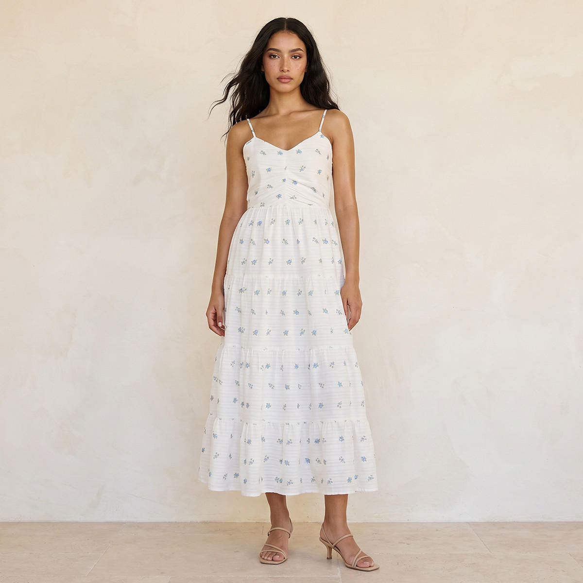 Splash Youth Floral Print A-line Cotton Dress Adjustable Straps-women-clothing-dresses-image-5