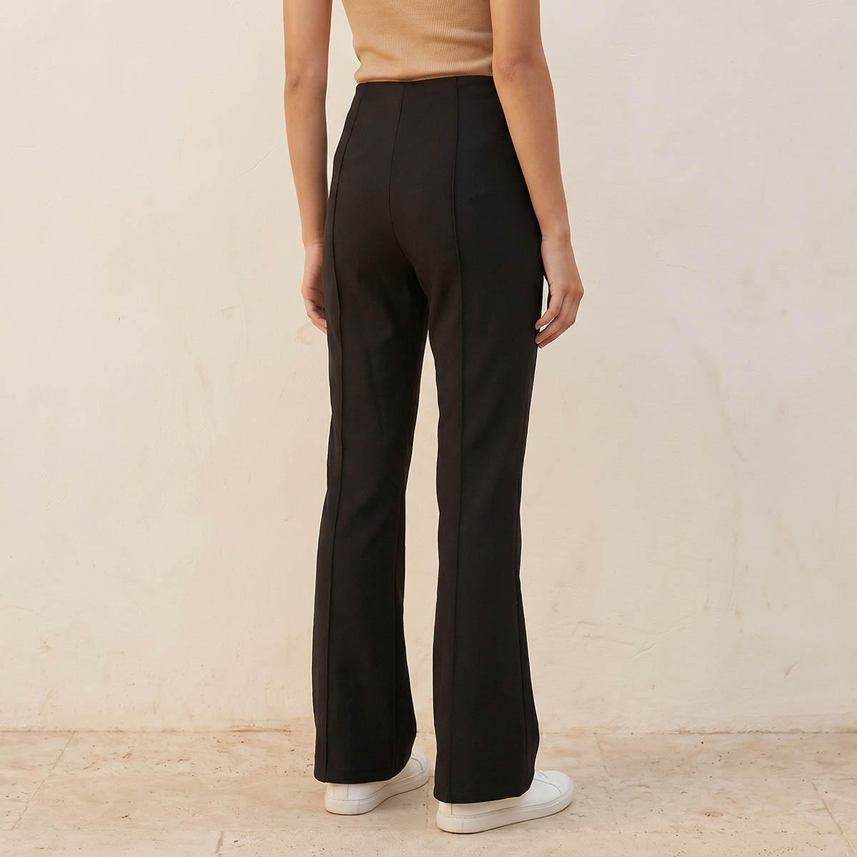 بنطلون ليجنز بخصر متوسط وحواف واسعة من سبلاش يوث-women-clothing-bottoms-leggings-image-4