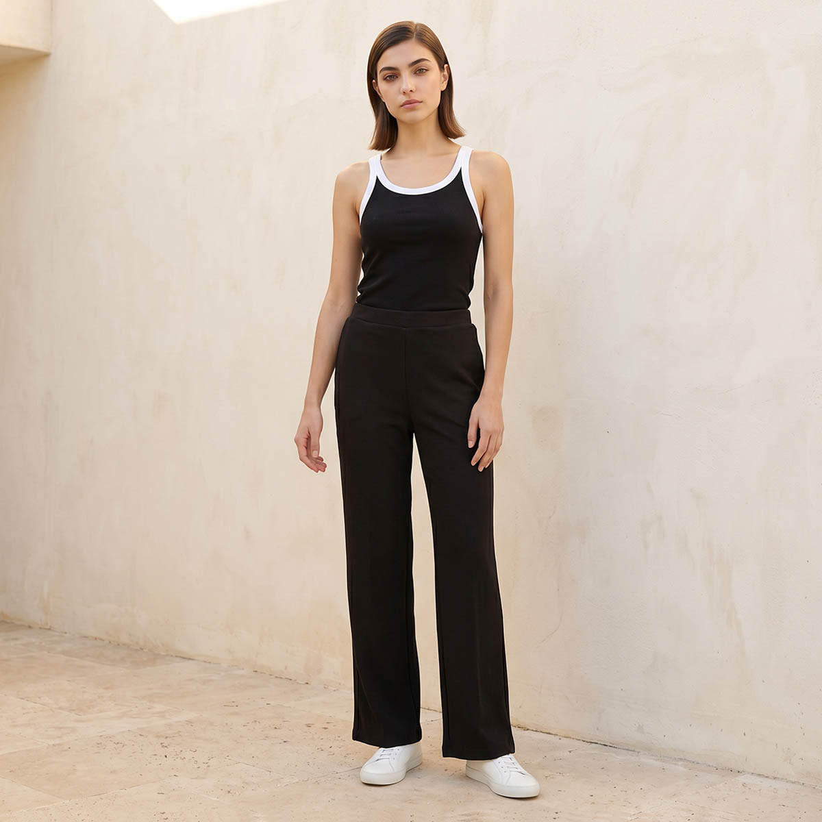 Splash Youth Straight Fit Mid-Rise Pants-women-clothing-trousers-image-5