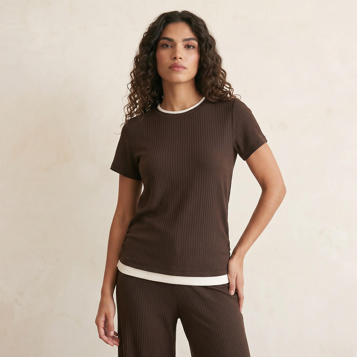 Splash Youth T-shirt with Ruched Detail-women-clothing-tshirts-image-1