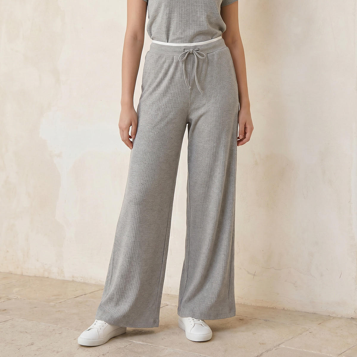 Splash Youth Mid-Rise Pants with Drawstring Closure-women-clothing-bottoms-joggers-image-1