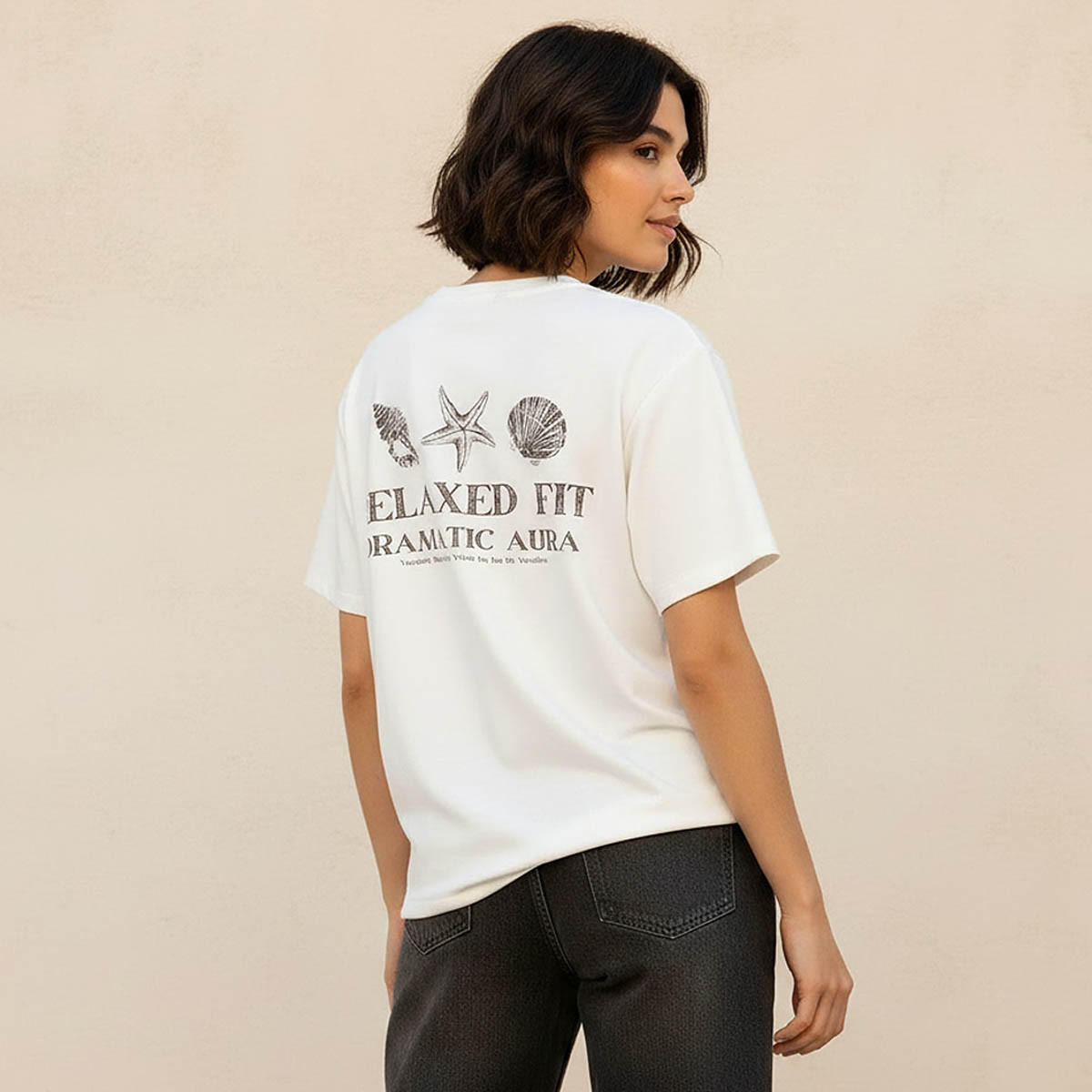 تيشيرت ناعم بطبعة أصداف بحرية من نيوبرين-women-clothing-tshirts-image-4